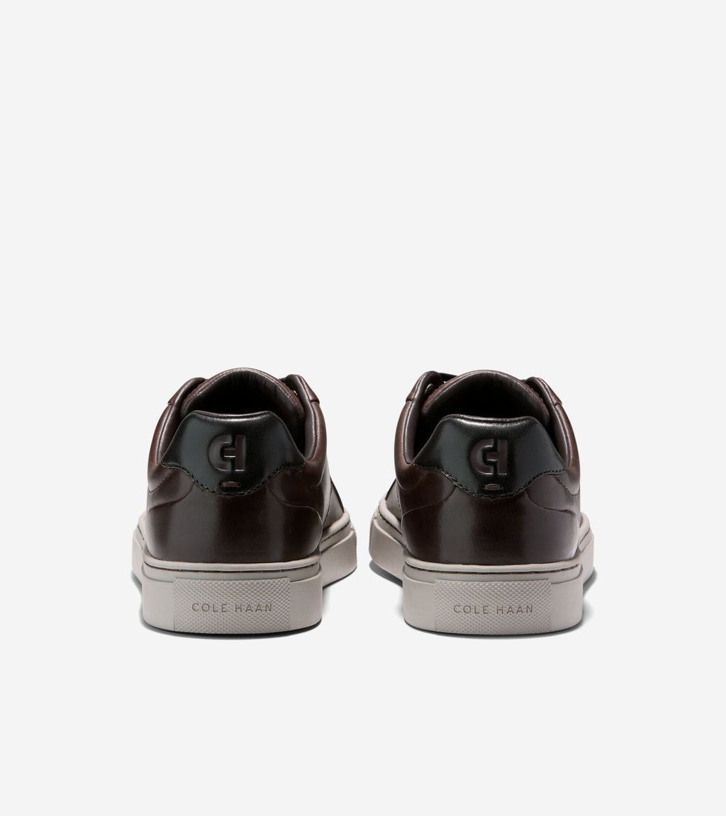 Men's Grand Kittery Court Sneakers-Dark Chocolate-Black-Paloma