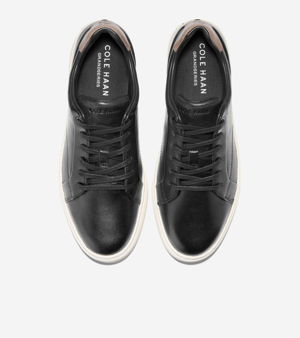 Men's Grand Kittery Court Sneakers-Black-Irish Coffee-Ivory