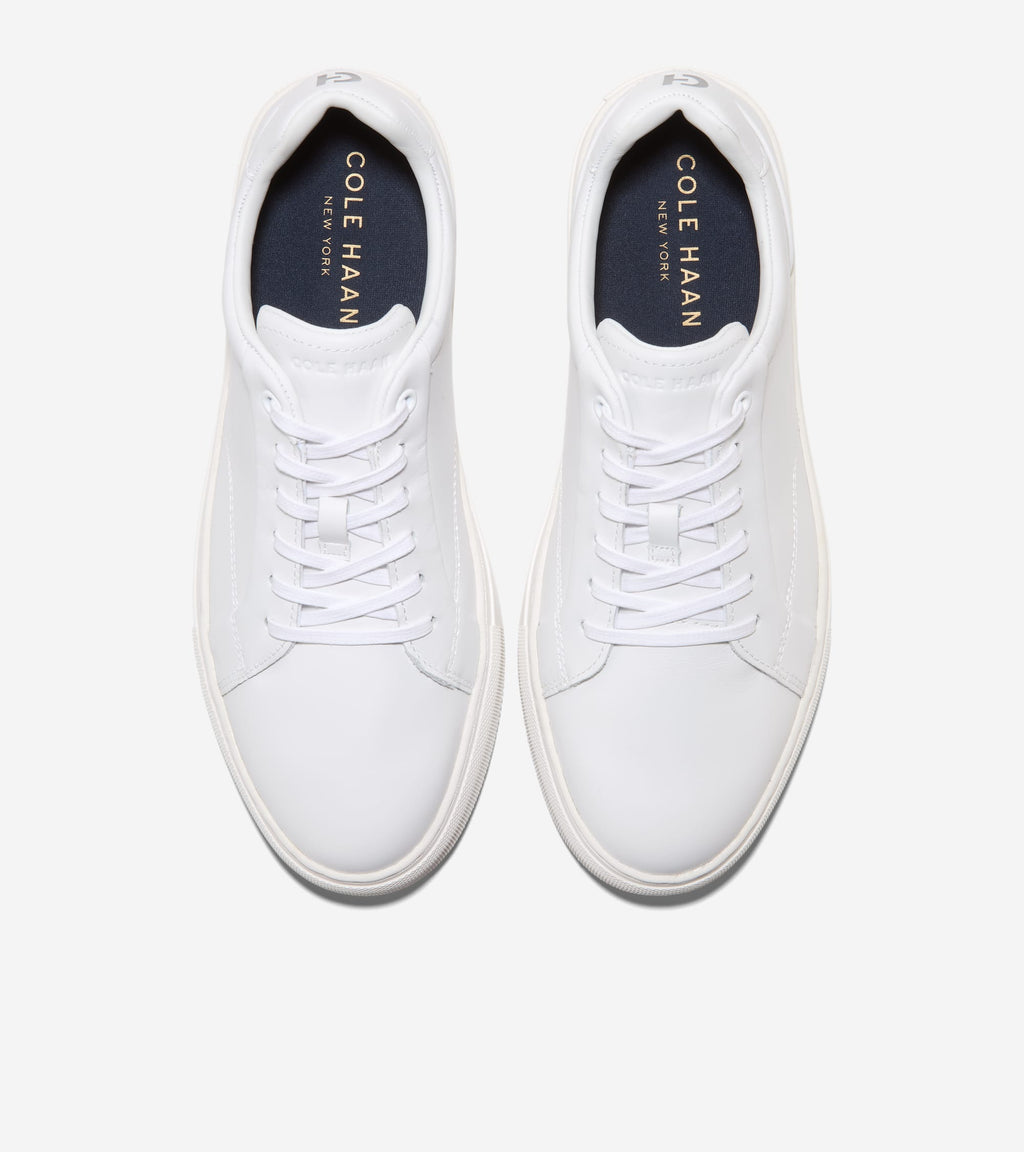 Men's Grand Kittery Court Sneakers-Optic White