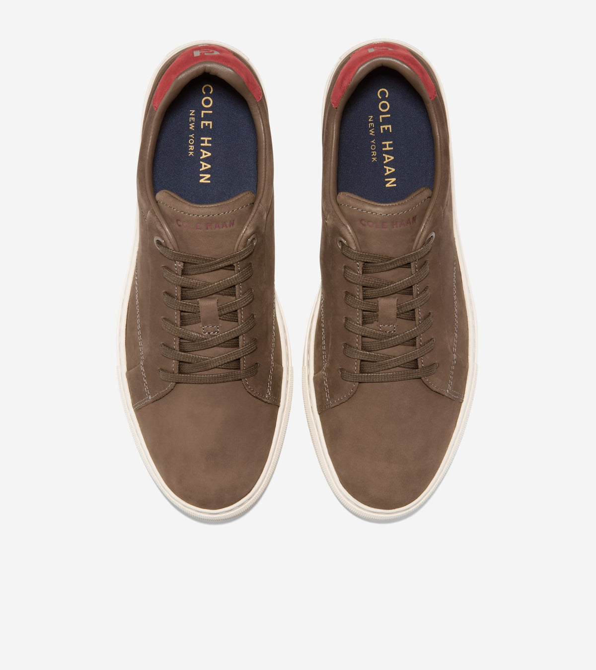 Men's Grand Kittery Court Sneakers-Truffle-Syrah-Ivory
