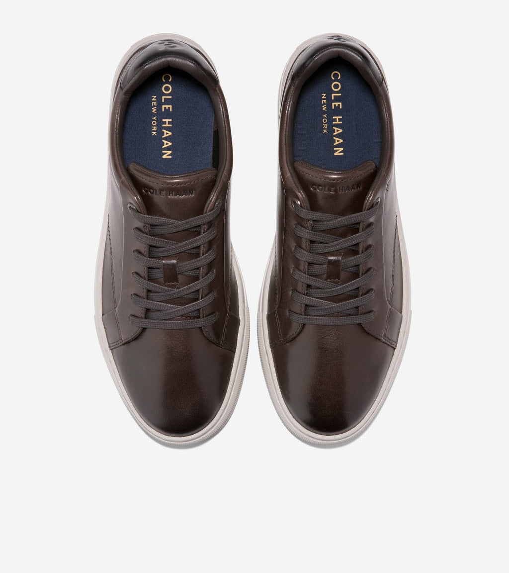 Men's Grand Kittery Court Sneakers-Dark Chocolate-Black-Paloma