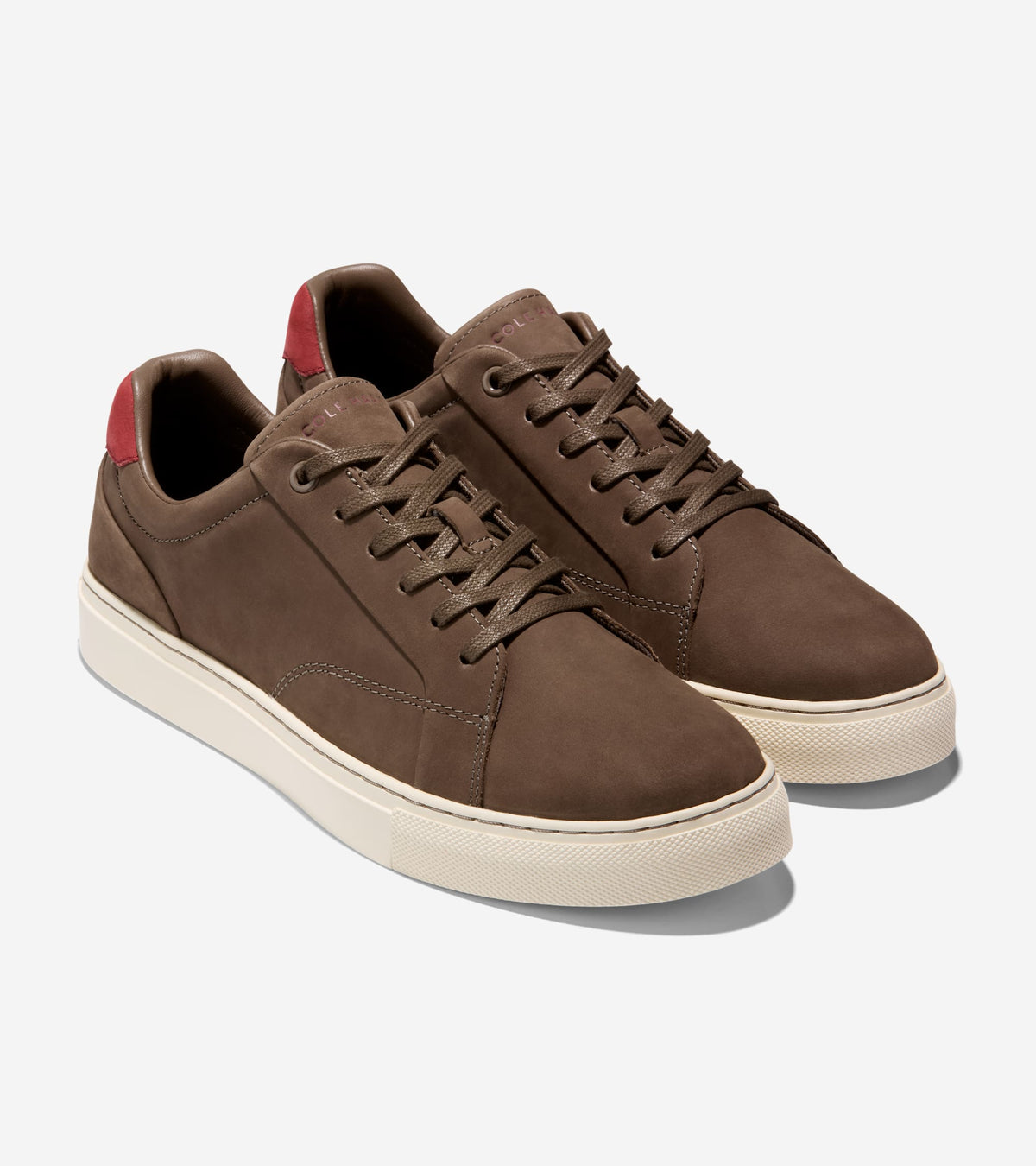 Men's Grand Kittery Court Sneakers-Truffle-Syrah-Ivory