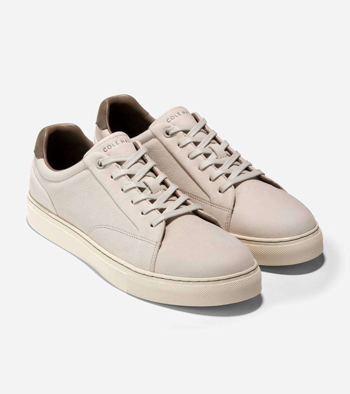 Men's Grand Kittery Court Sneakers-Pumice Stone-Tea Leaf-Ivory