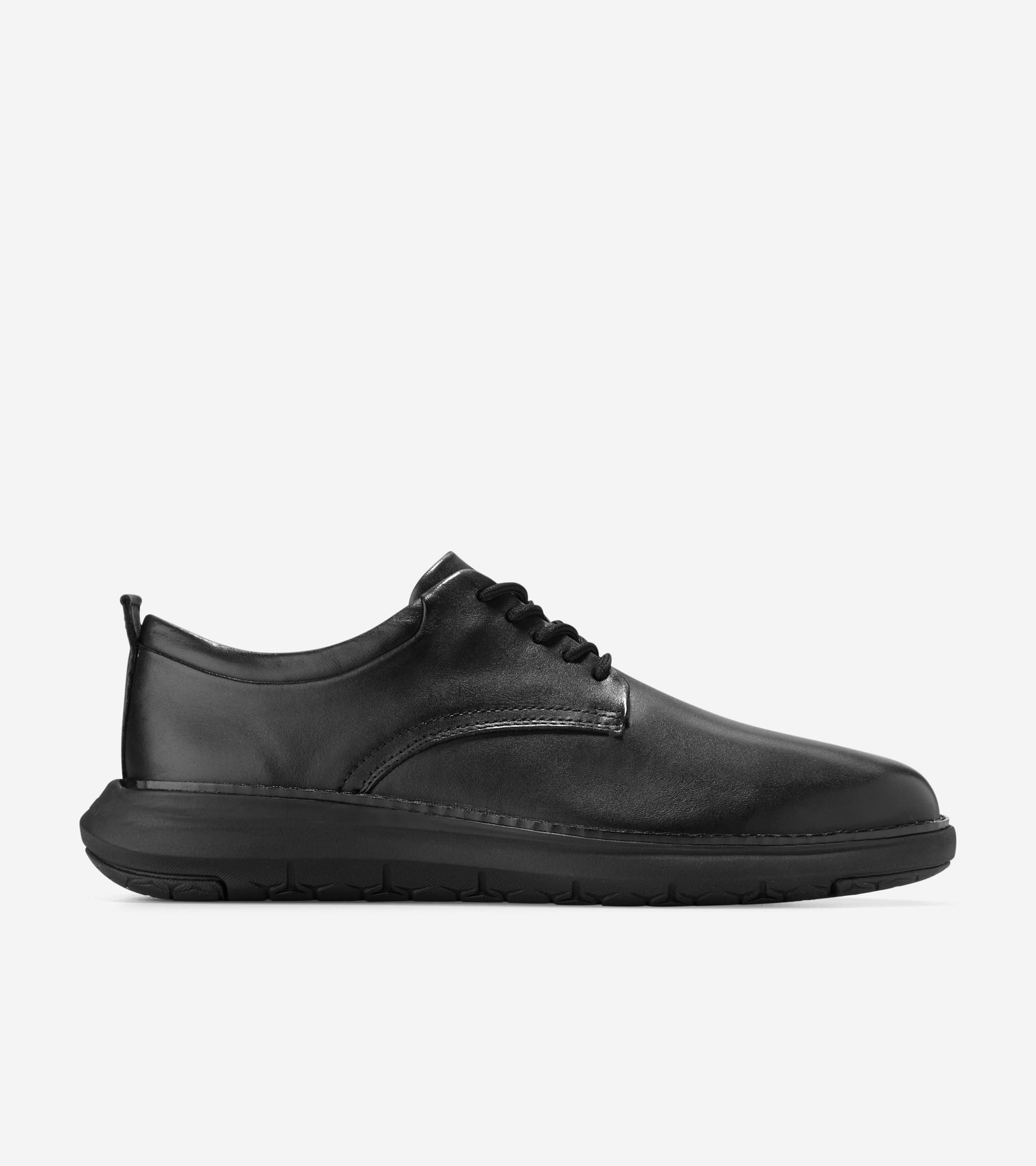 cole haan black dress shoes Men's Mansfield Grand Plain Toe Quick-On Oxford - Product measurements were taken using size 8.5 Black Wingtip Cole Haan |