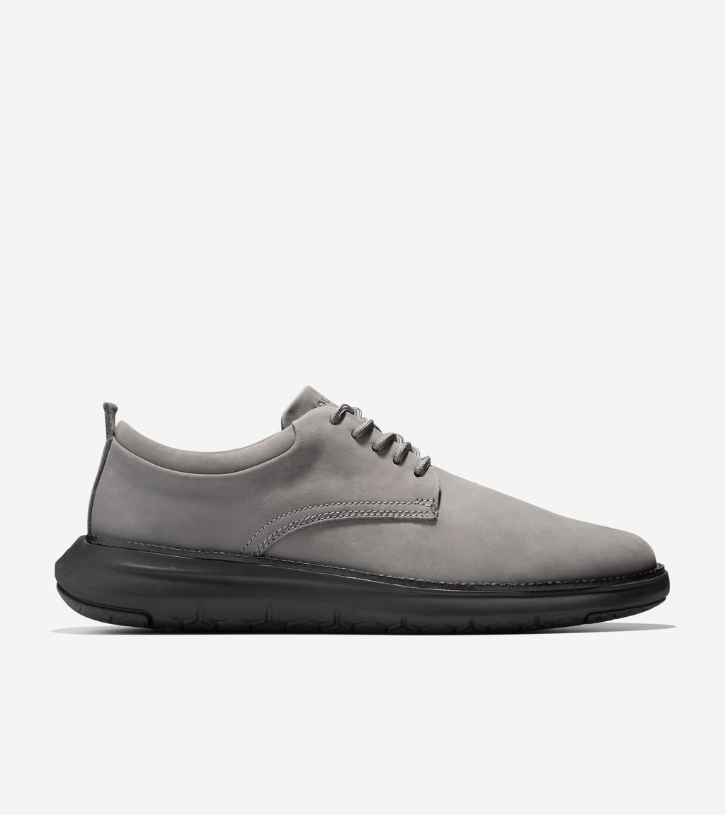 Men's Grand Remix Oxfords-Steel Gray-Black