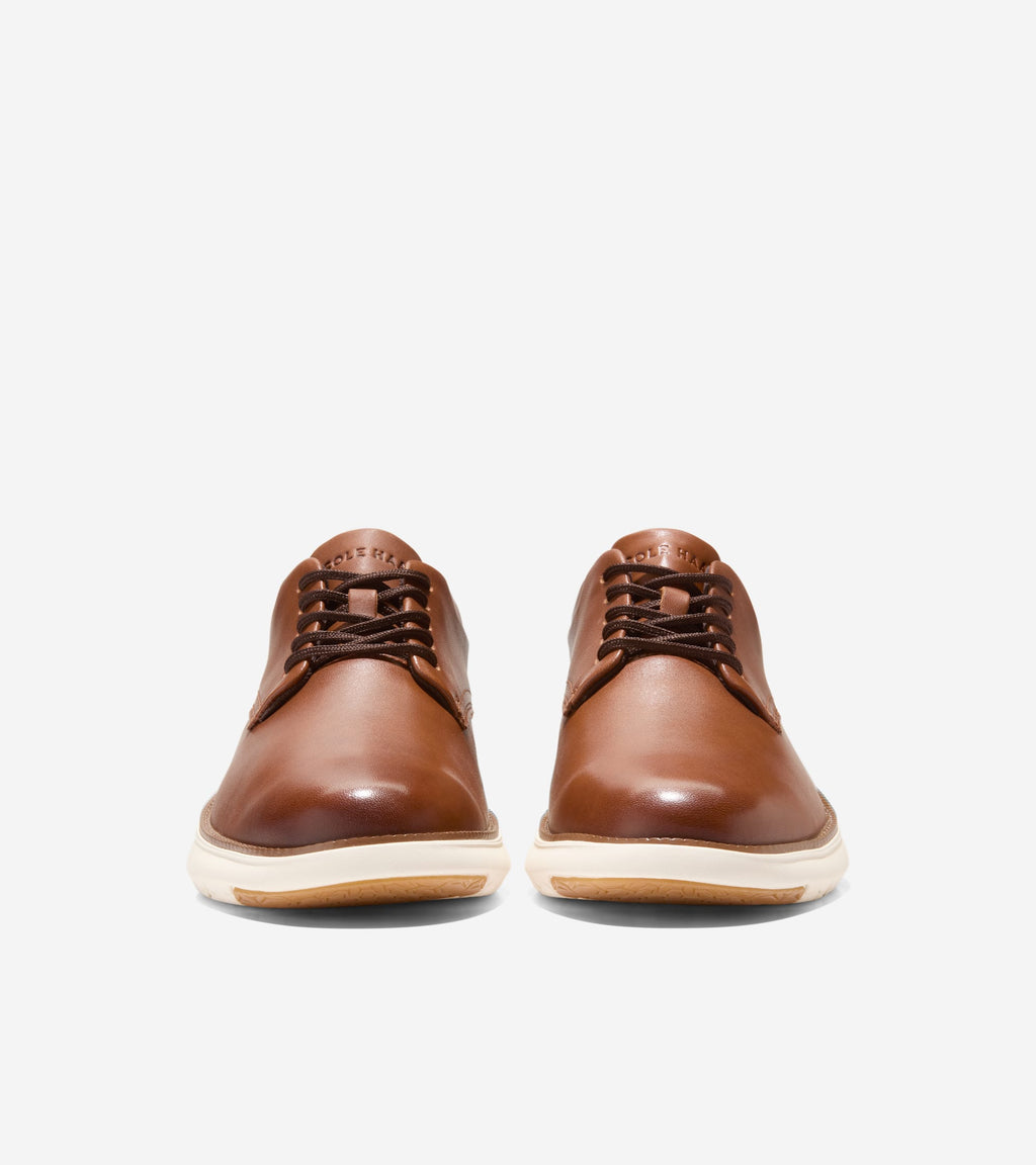 Men's Grand Remix Oxfords-British Tan-Ivory