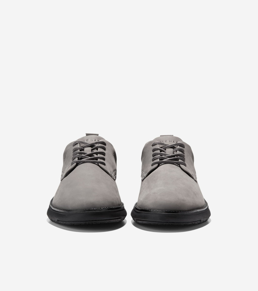 Men's Grand Remix Oxfords-Steel Gray-Black