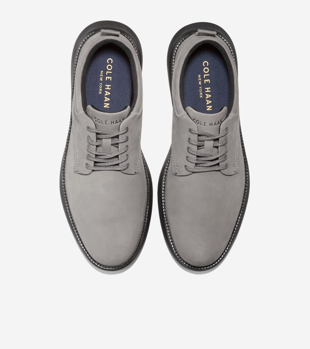 Men's Grand Remix Oxfords-Steel Gray-Black