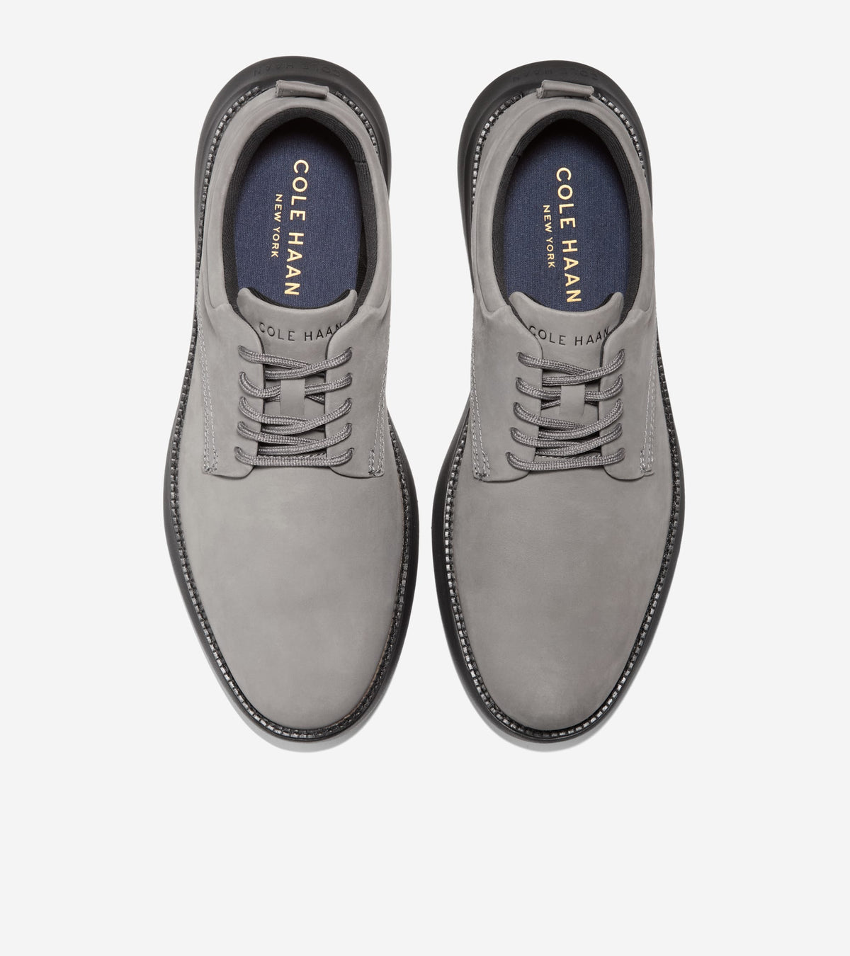 Men's Grand Remix Oxfords-Steel Gray-Black