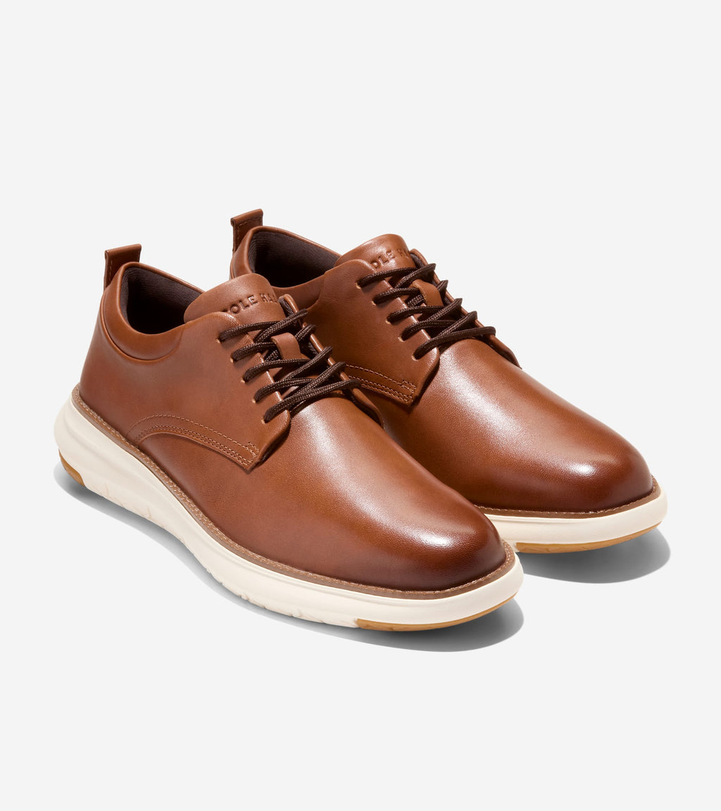 Men's Grand Remix Oxfords-British Tan-Ivory