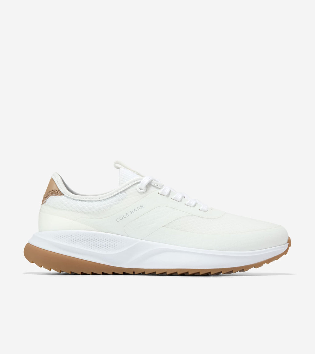 Women's GrandPrø All-Day Golf Shoes-White-Tuscan Sand