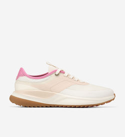 Women's GrandPrø All-Day Golf Shoes-Ivory-Bleached Tan-Powder