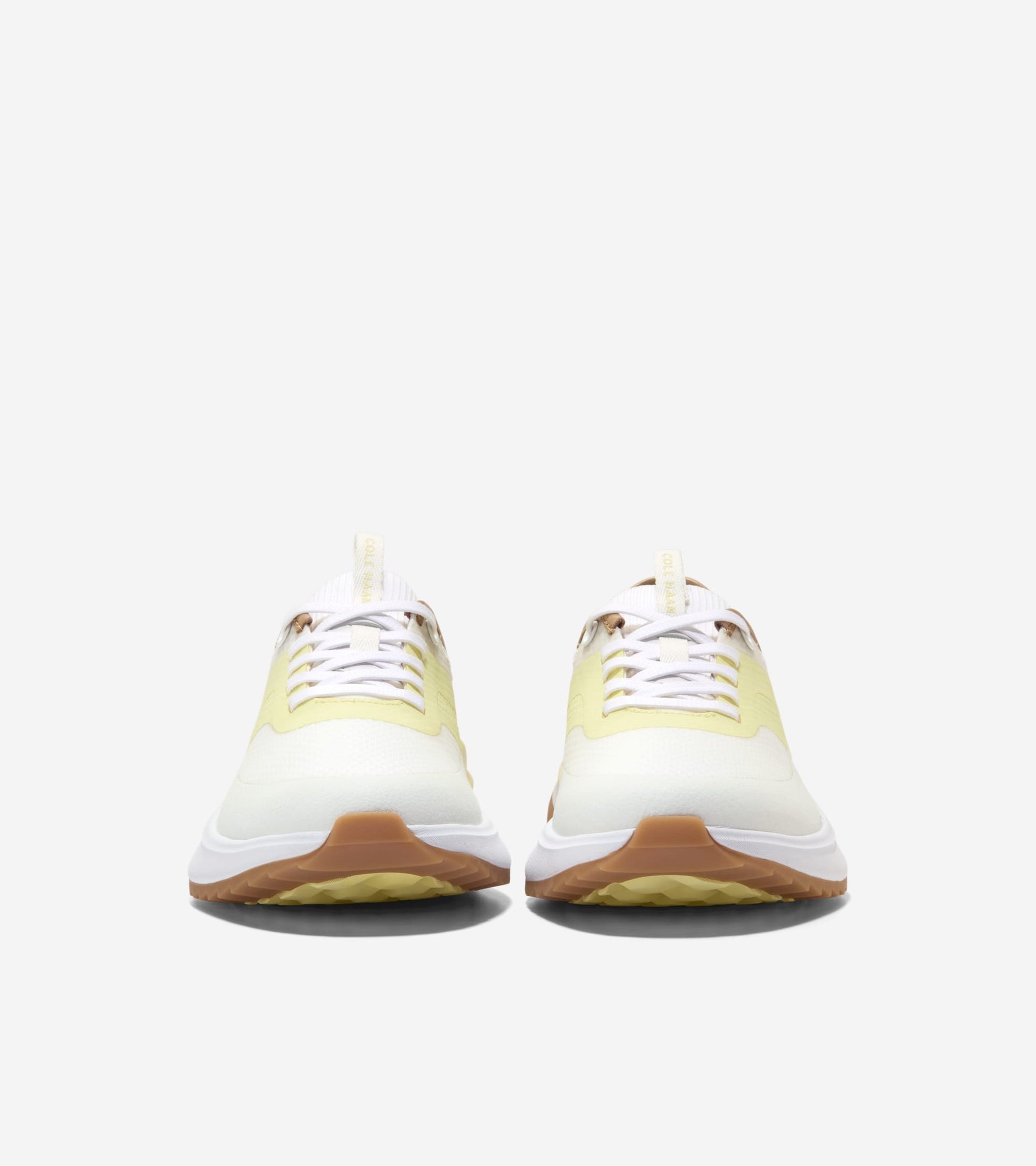 Women's GrandPrø All-Day Golf Shoes-White-Buckwheat-Wax Yellow