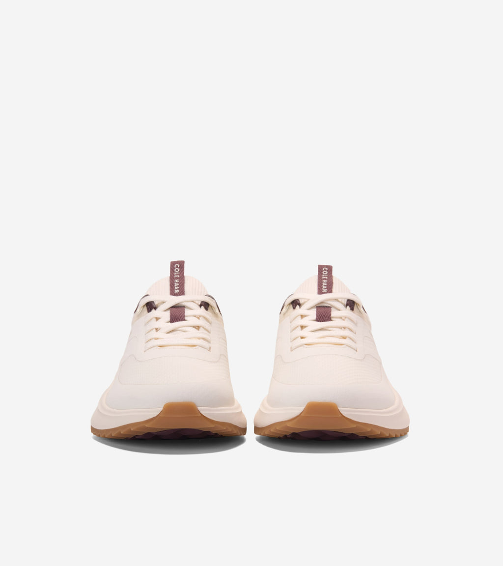 Women's GrandPrø All-Day Golf Shoes-Ivory-Bloodstone-Fondue Fudge