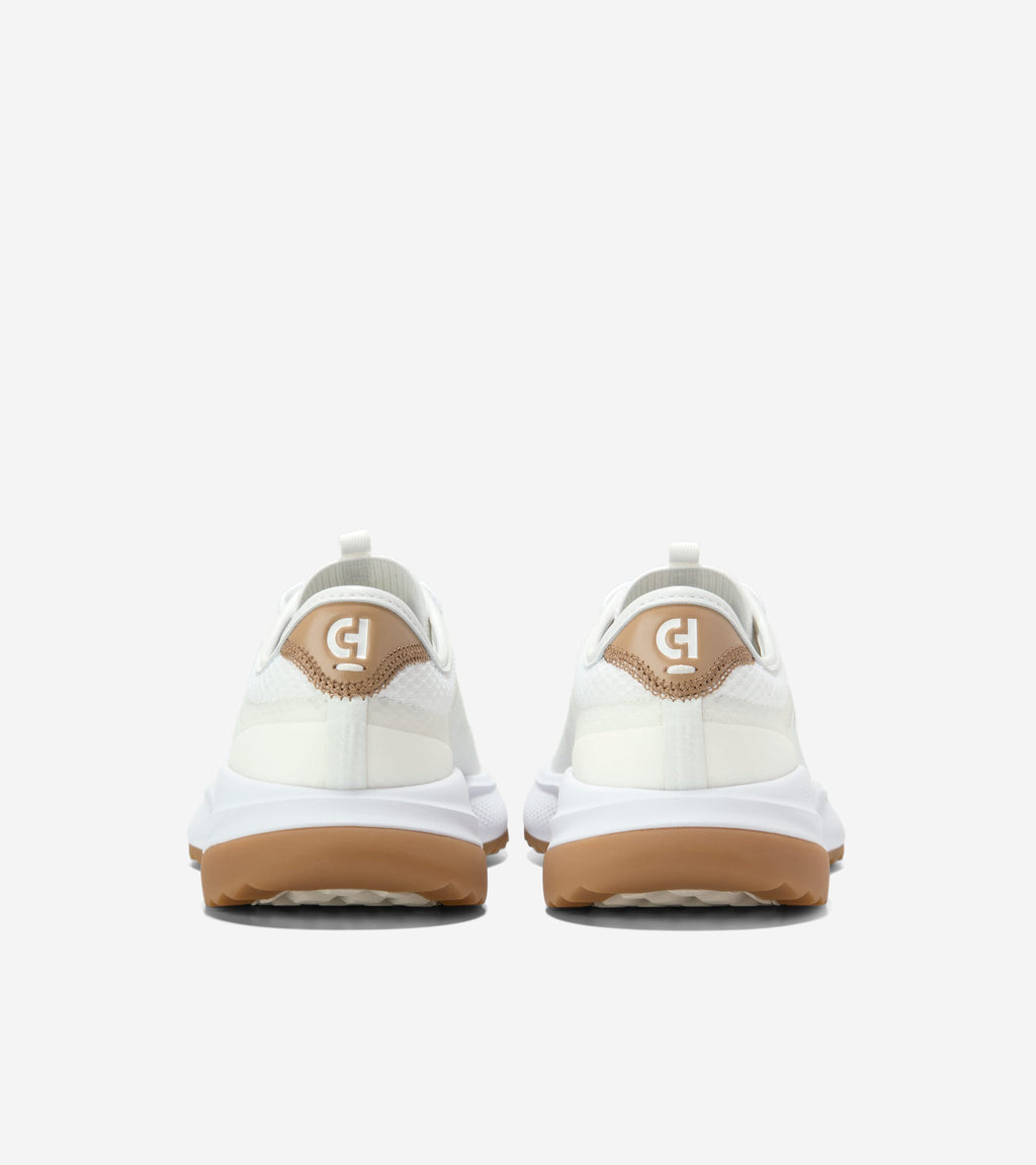 Women's GrandPrø All-Day Golf Shoes-White-Tuscan Sand