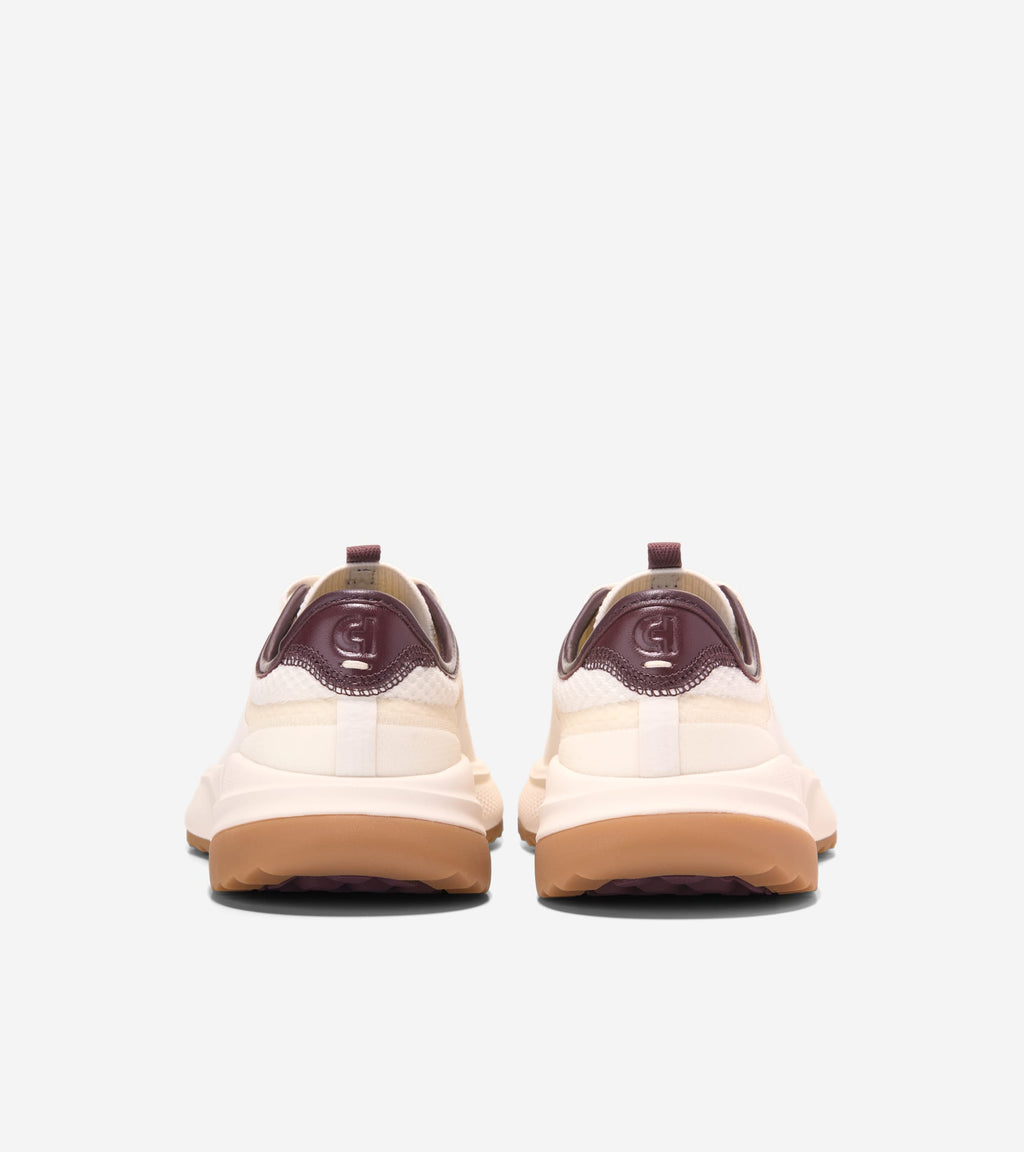 Women's GrandPrø All-Day Golf Shoes-Ivory-Bloodstone-Fondue Fudge