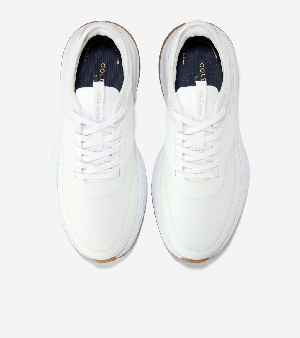 Women's GrandPrø All-Day Golf Shoes-White-Tuscan Sand