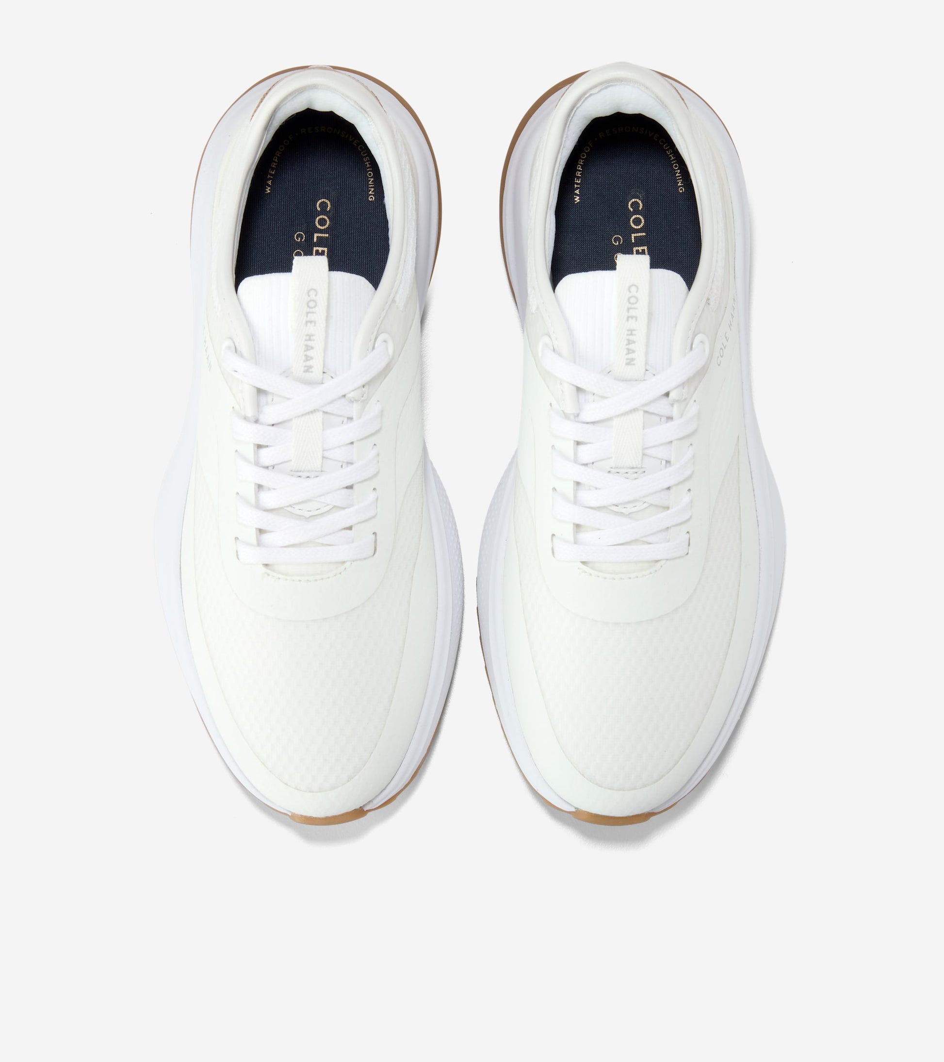 Women's GrandPrø All-Day Golf Shoes-White-Tuscan Sand