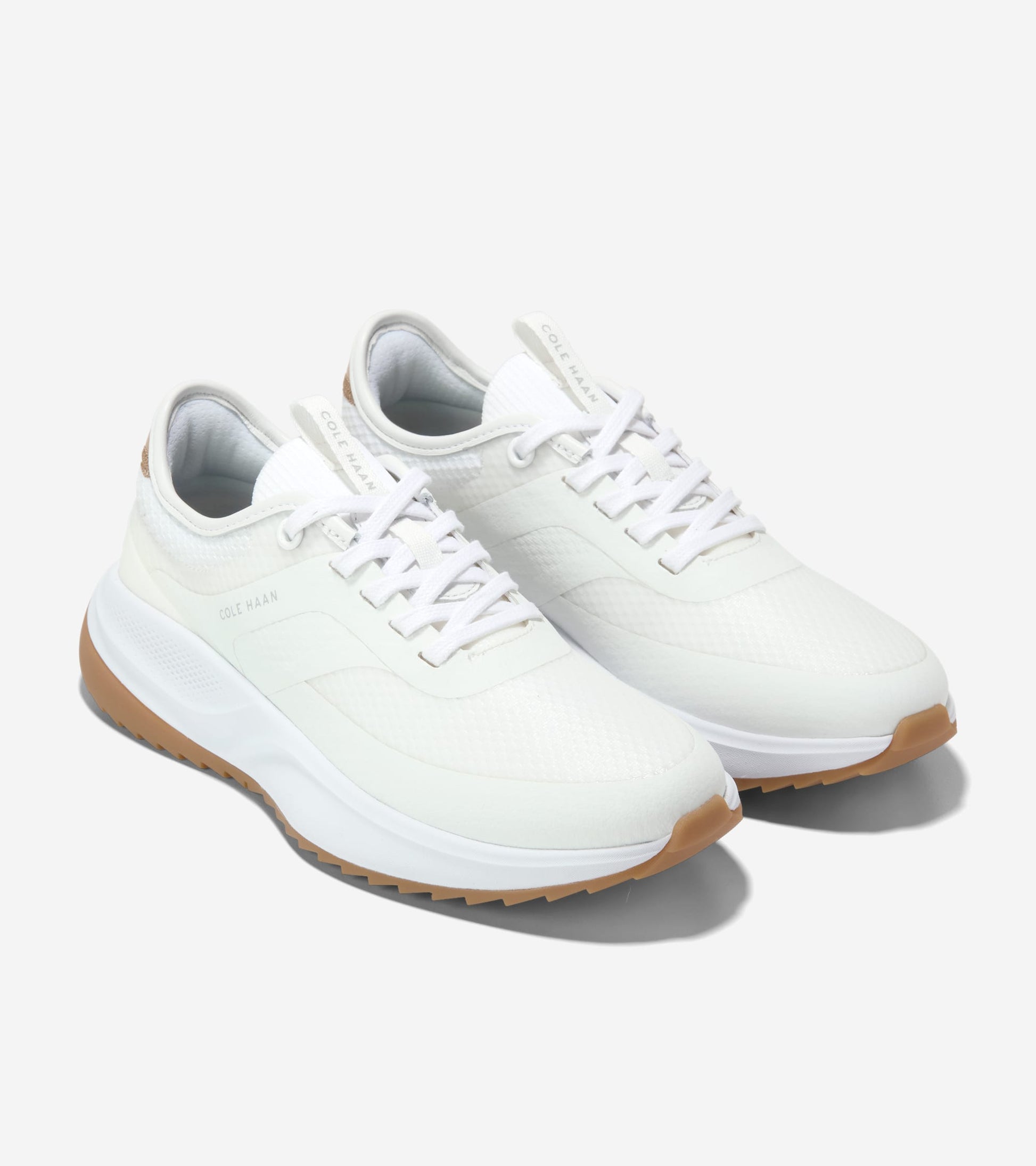 Women's GrandPrø All-Day Golf Shoes-White-Tuscan Sand