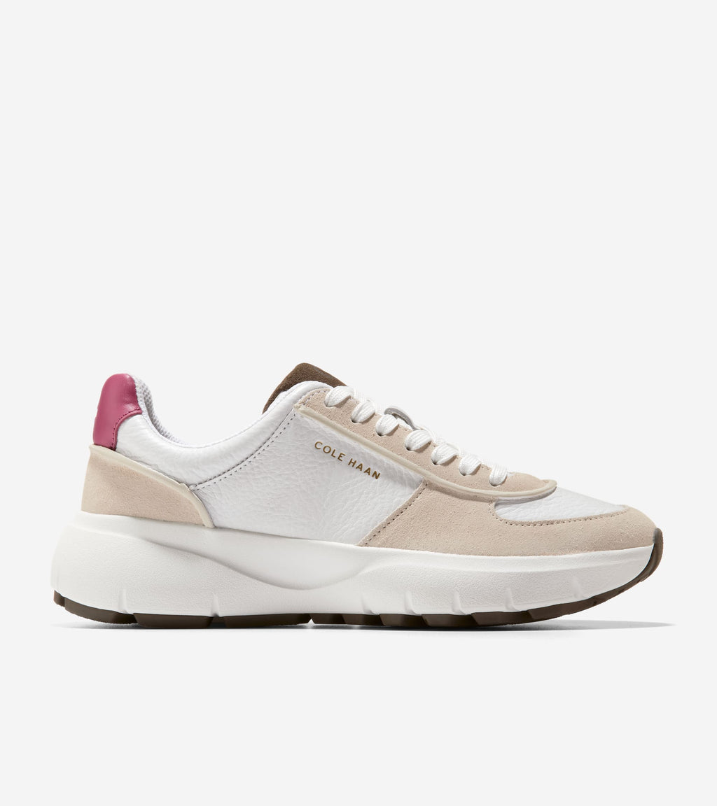Women's GrandPrø Runner 2.0-White-Rose Wine-Deep Olive