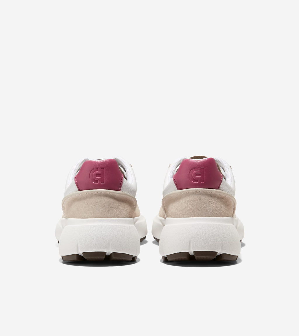 Women's GrandPrø Runner 2.0-White-Rose Wine-Deep Olive
