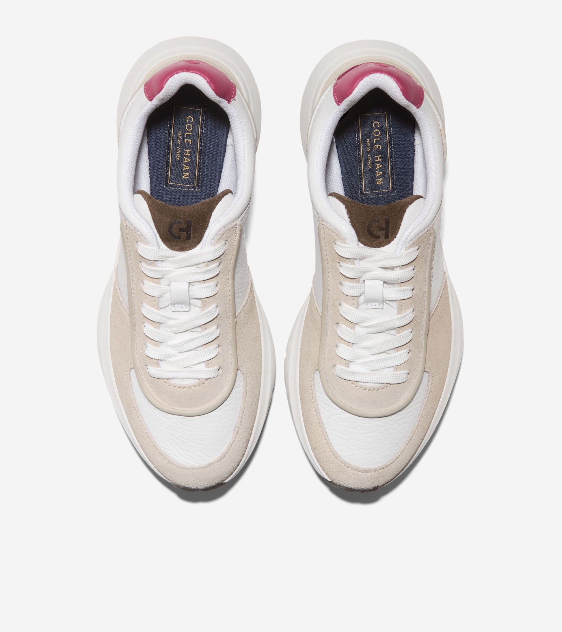 Women's GrandPrø Runner 2.0-White-Rose Wine-Deep Olive