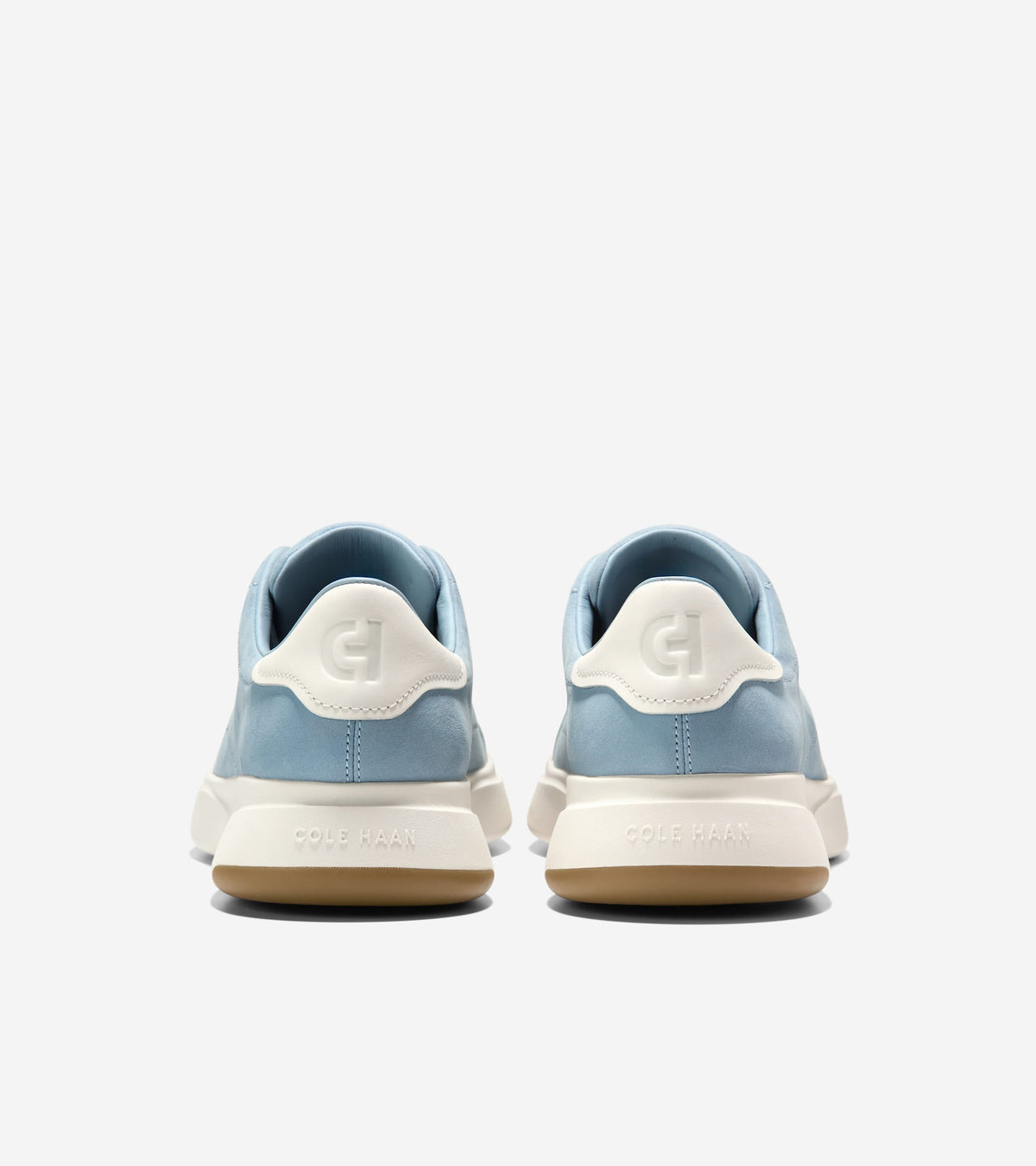 Blue and White Flexible Sneakers with Perforated Soles Men main image 4