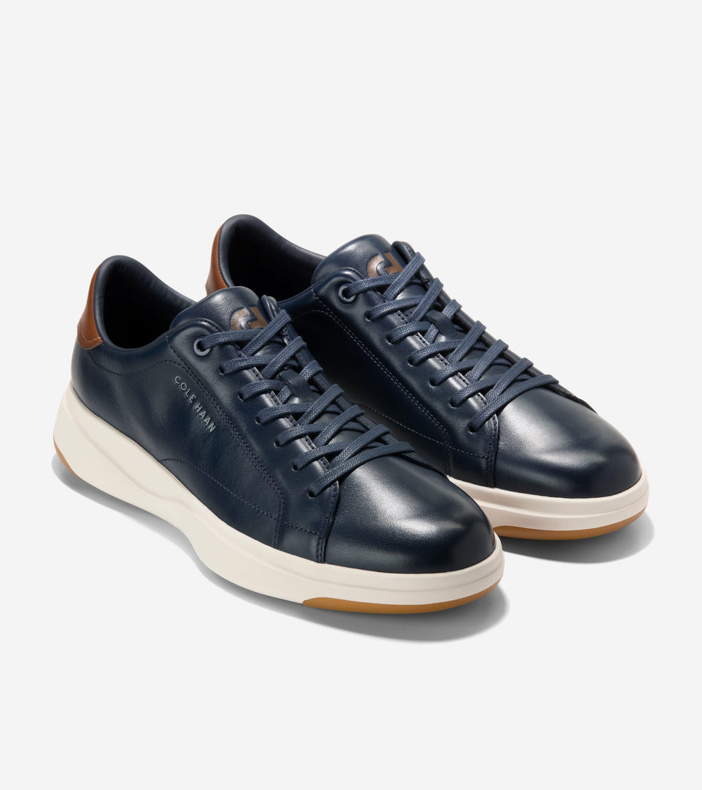 Men's GrandPrø Tennis 2.0 Sneakers-Navy Blazer-British Tan-Ivory