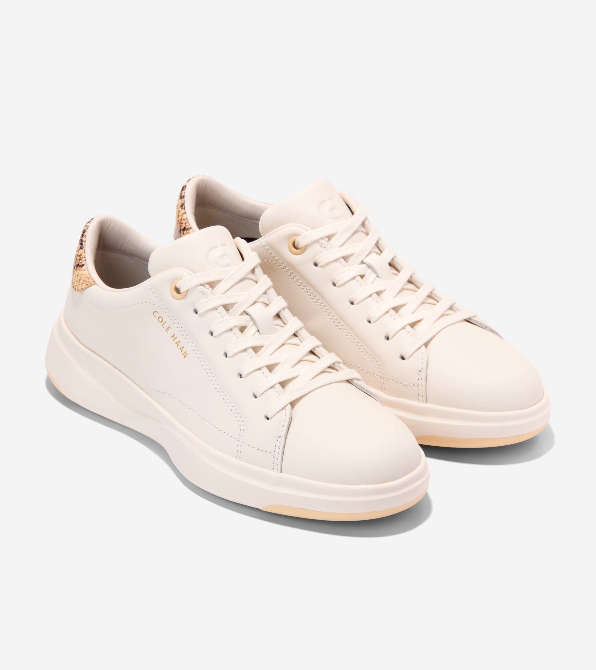 Women's GrandPrø Tennis 2.0 Sneakers-Ivory-Marzipan Snake Print