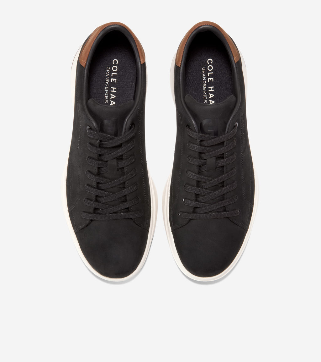 Men's GrandPrø Tennis 2.0 Sneakers-Black-British Tan-Ivory