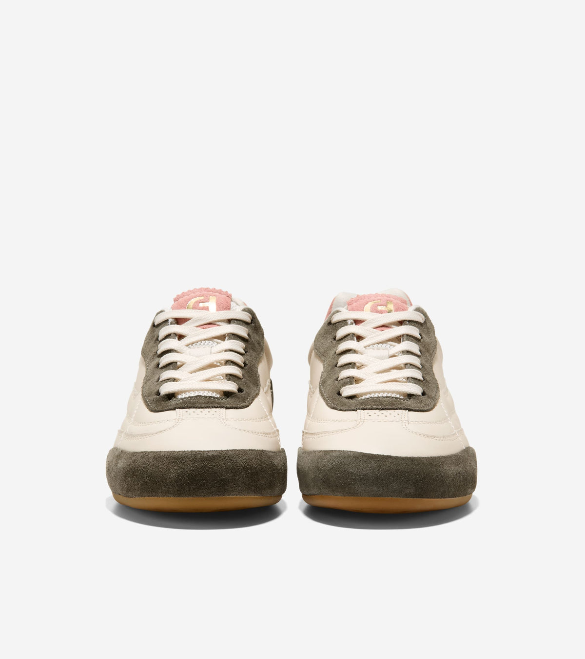Women's GrandPrø Turf 2.0 Sneakers-Ivory-Deep Olive-Cameo Pink