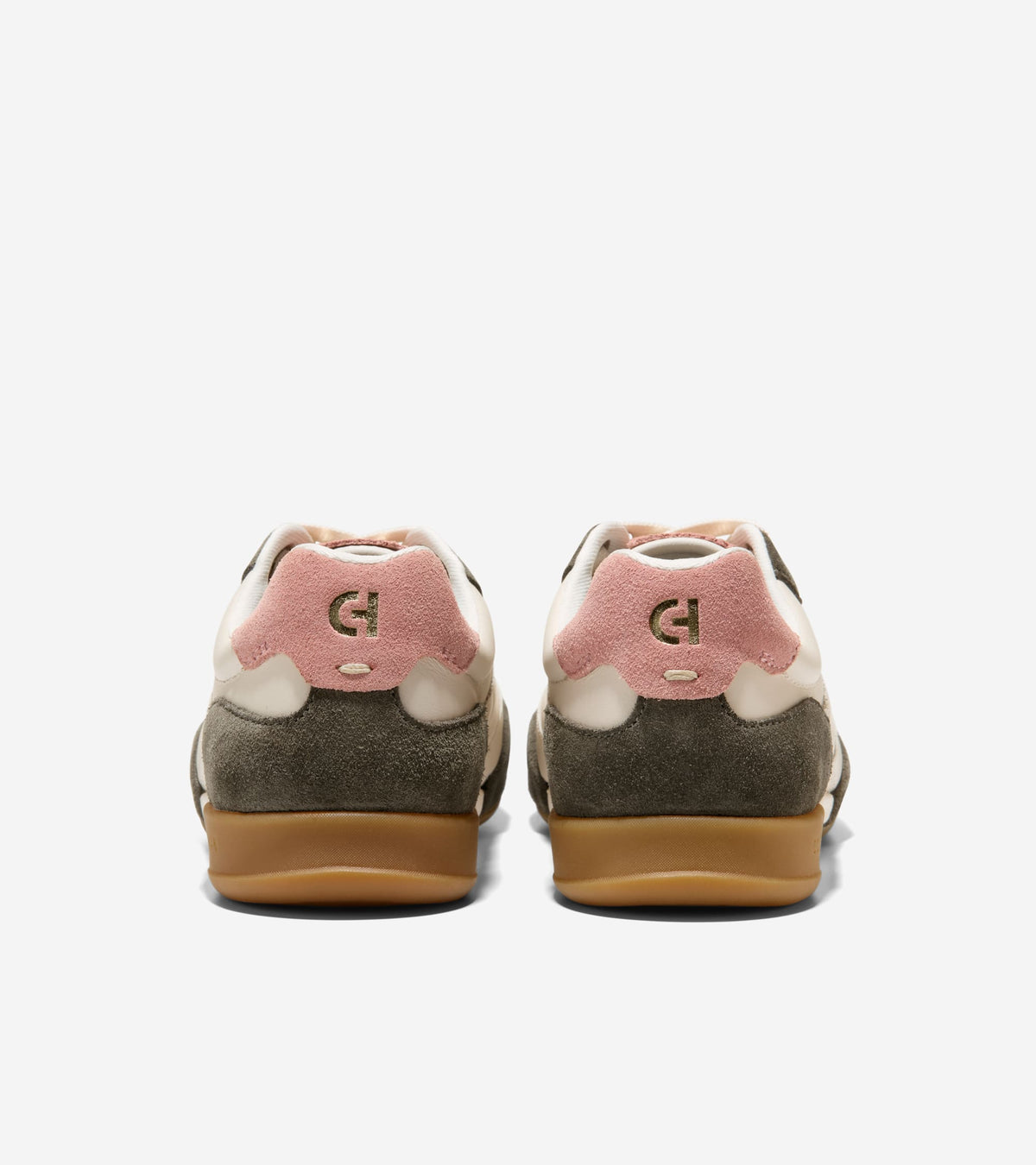 Women's GrandPrø Turf 2.0 Sneakers-Ivory-Deep Olive-Cameo Pink
