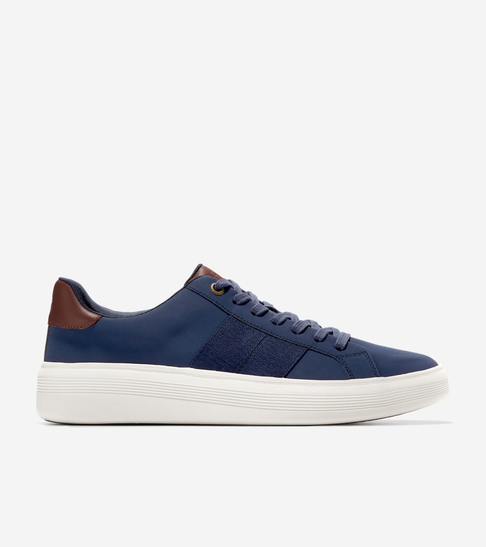 Men's Grand Crosscourt Premier Sneakers-Marine Blue-Woodbury-Ivory