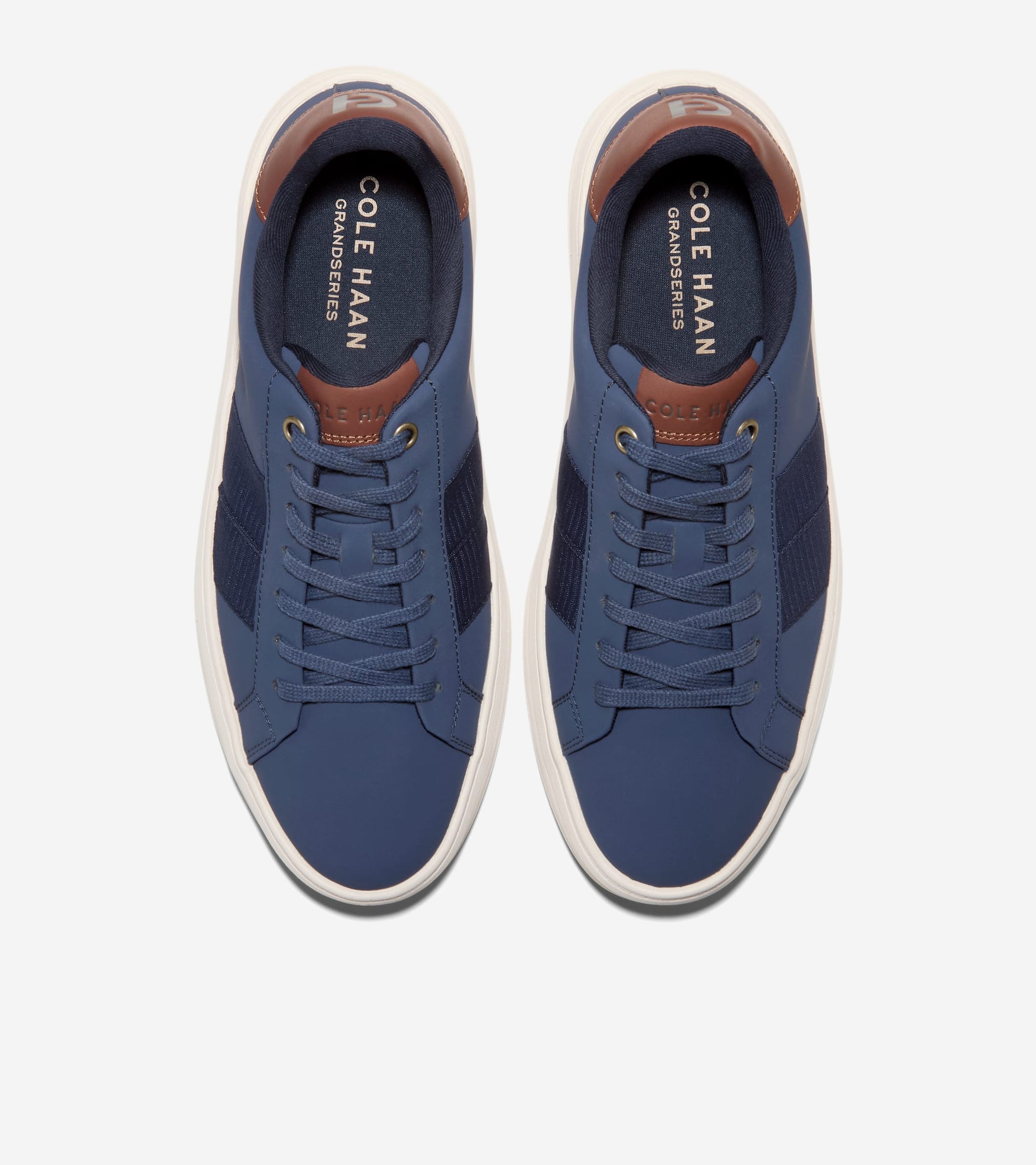 Men's Grand Crosscourt Premier Sneakers-Marine Blue-Woodbury-Ivory