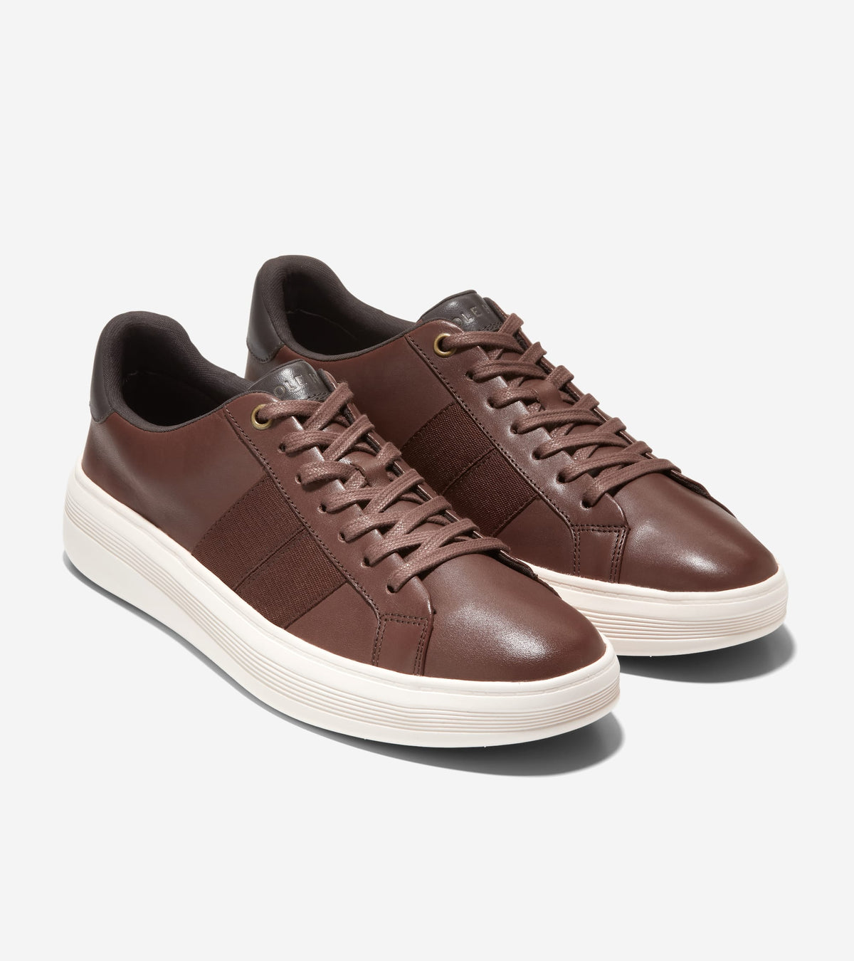 Men's Grand Crosscourt Premier Sneakers-Dark Coffee-Dark Roast-Birch