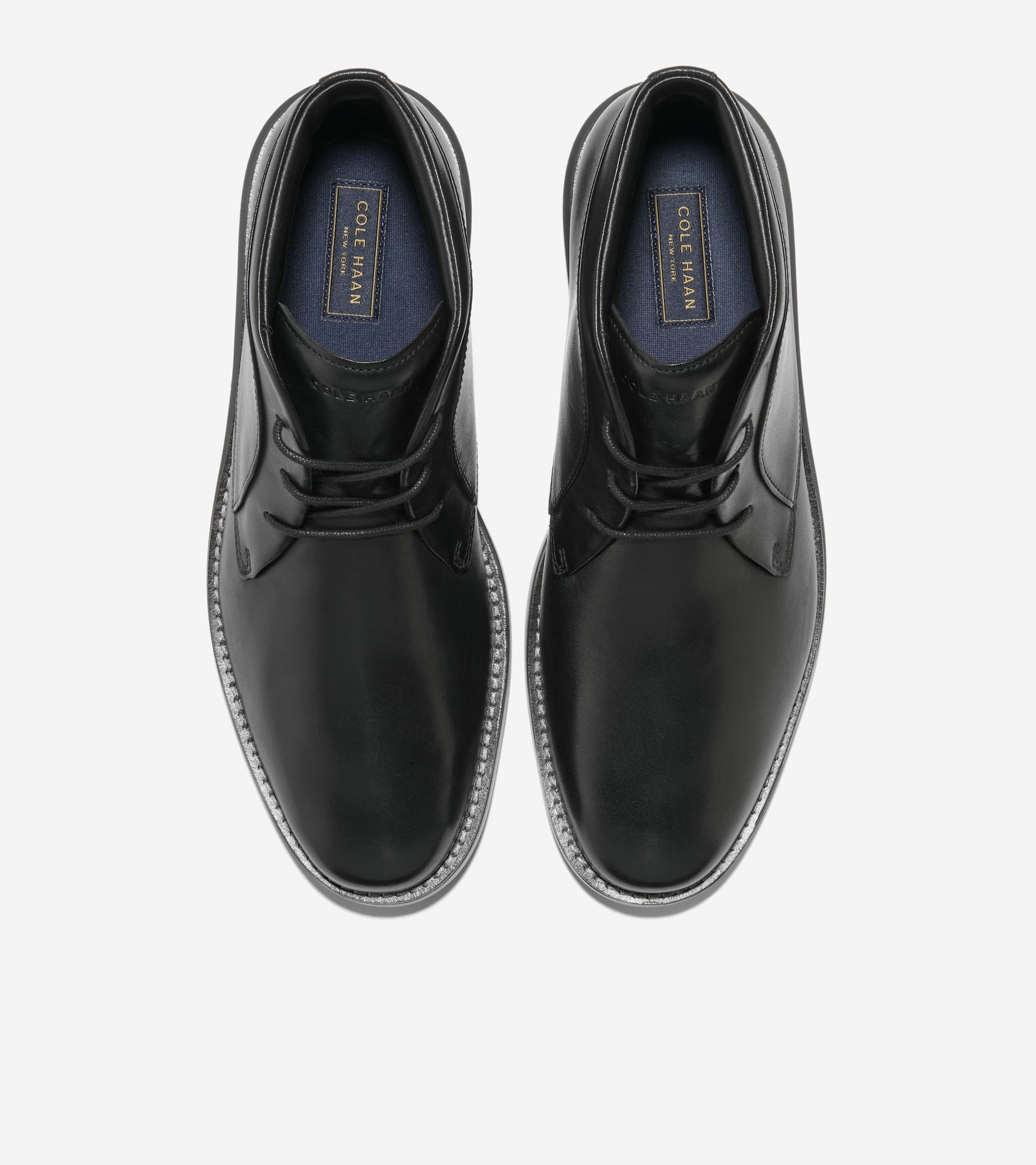 Men's Grand Neoclassic Flexcraft Chukka Boots-Black-Dark Brown