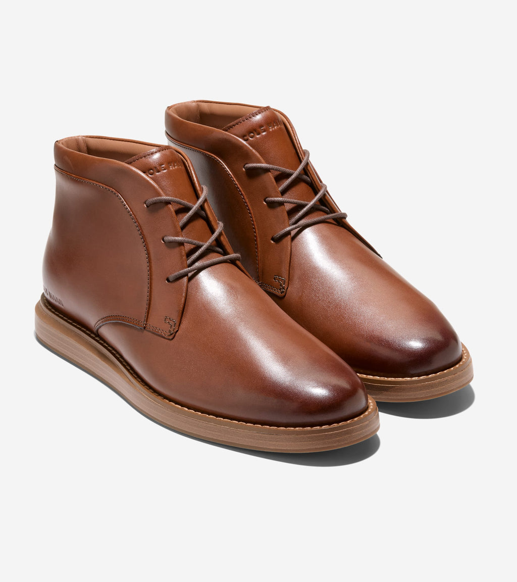 Men's Grand Neoclassic Flexcraft Chukka Boots-British Tan-Dark Natural