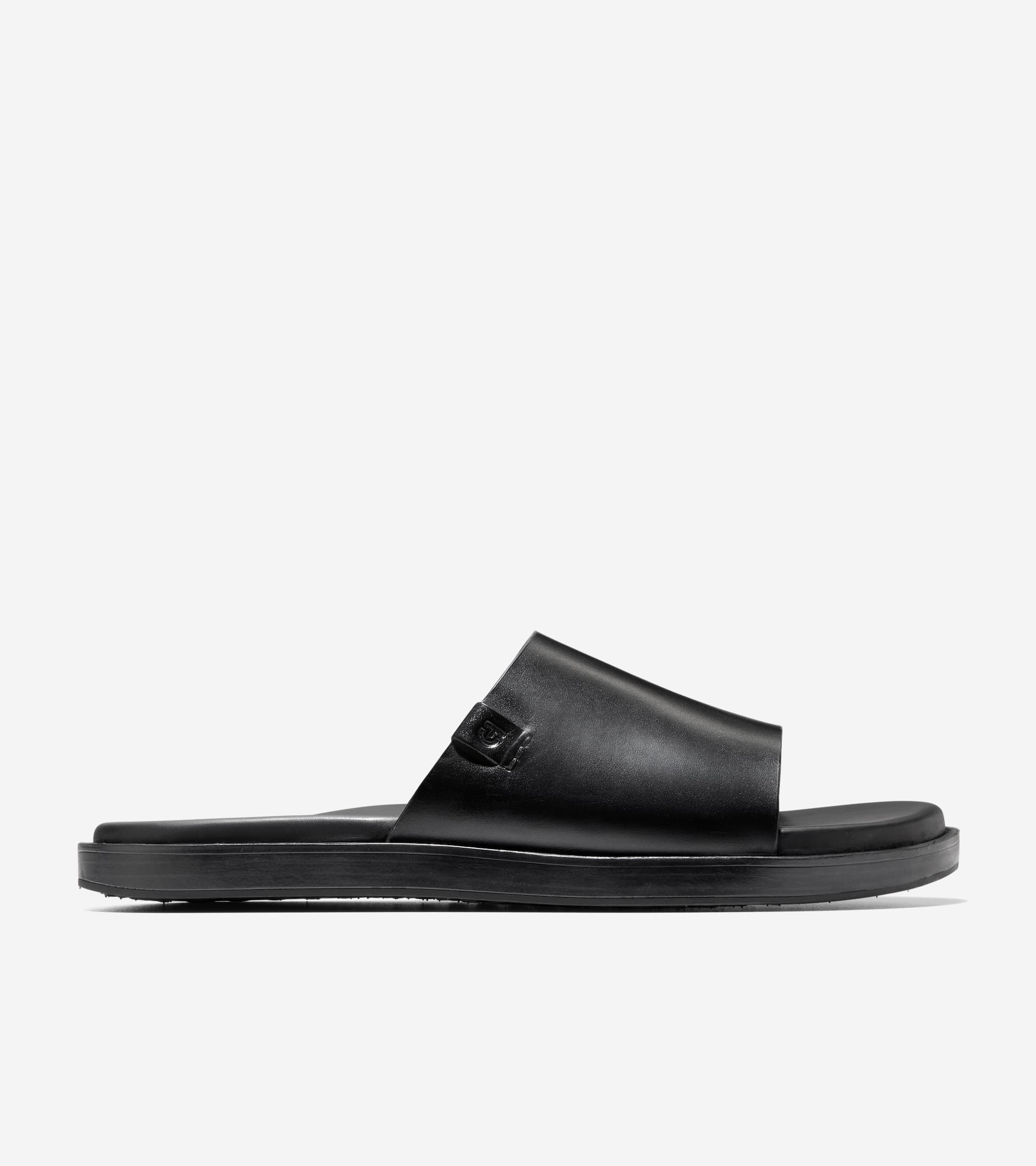 Men's Grand Neoclassic Single Strap Sandals in Black | Cole Haan