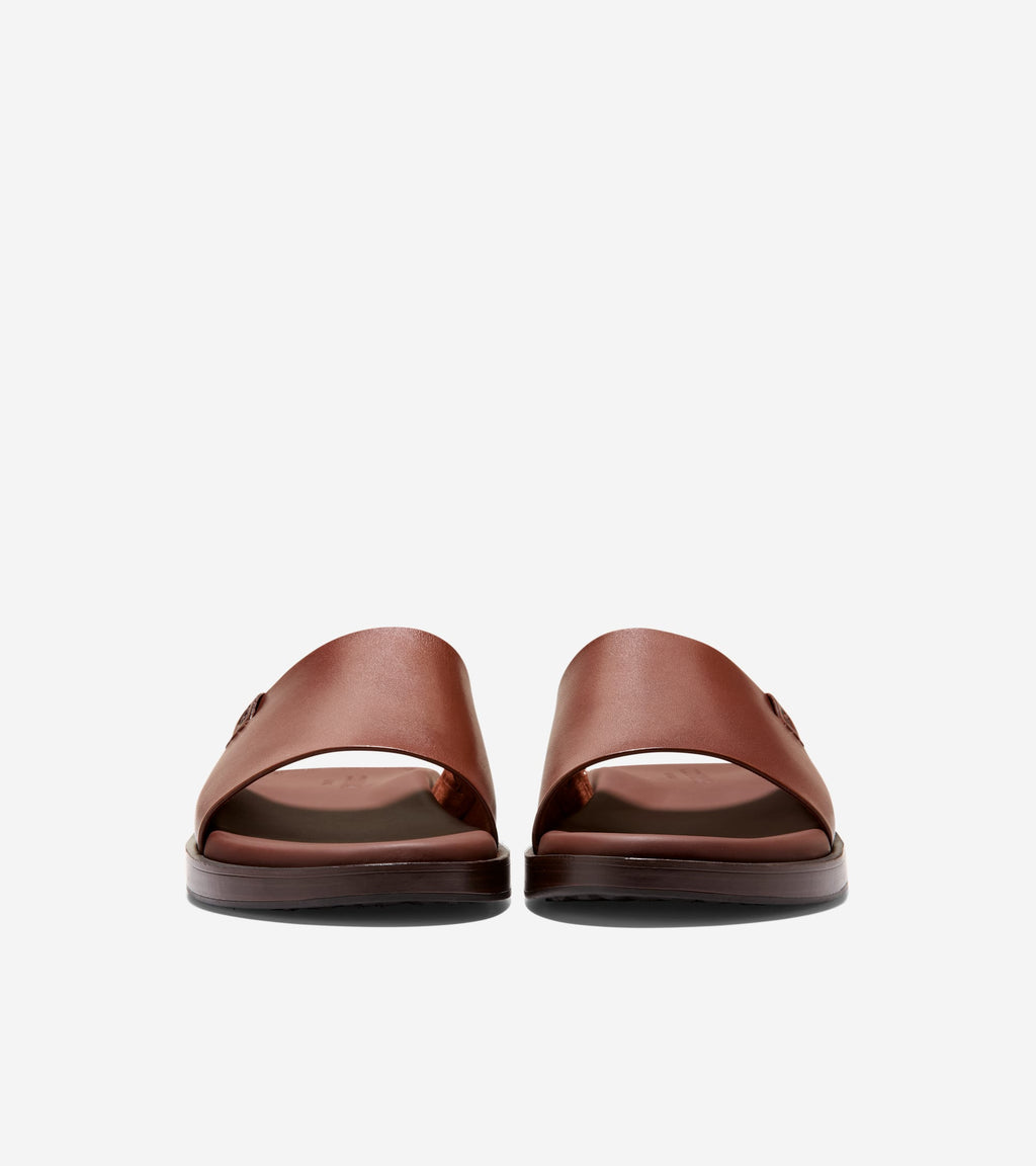 Men's Grand Neoclassic Single Strap Sandals-Woodbury-Dark Natural