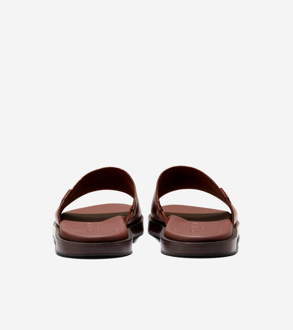 Men's Grand Neoclassic Single Strap Sandals-Woodbury-Dark Natural