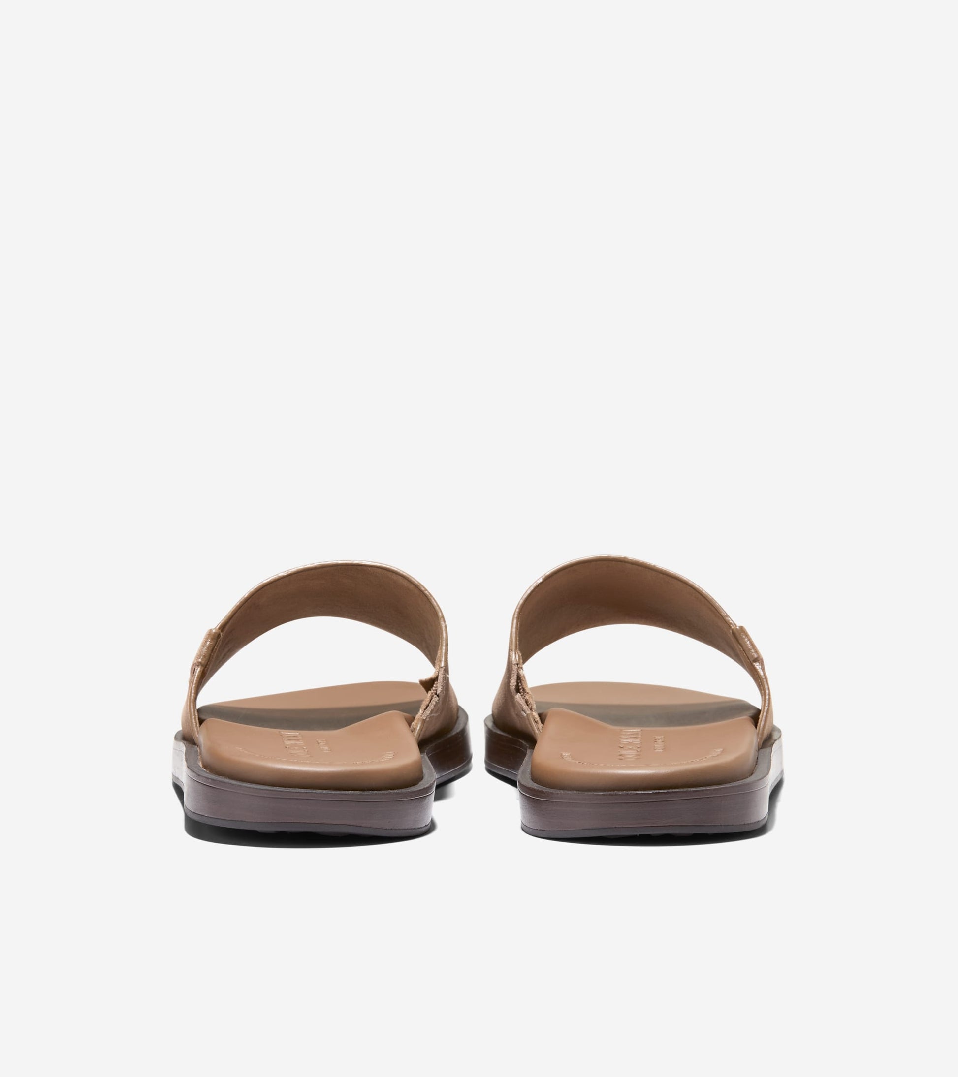 Men's Grand Neoclassic Single Strap Sandals-Light Whiskey-Dark Brown