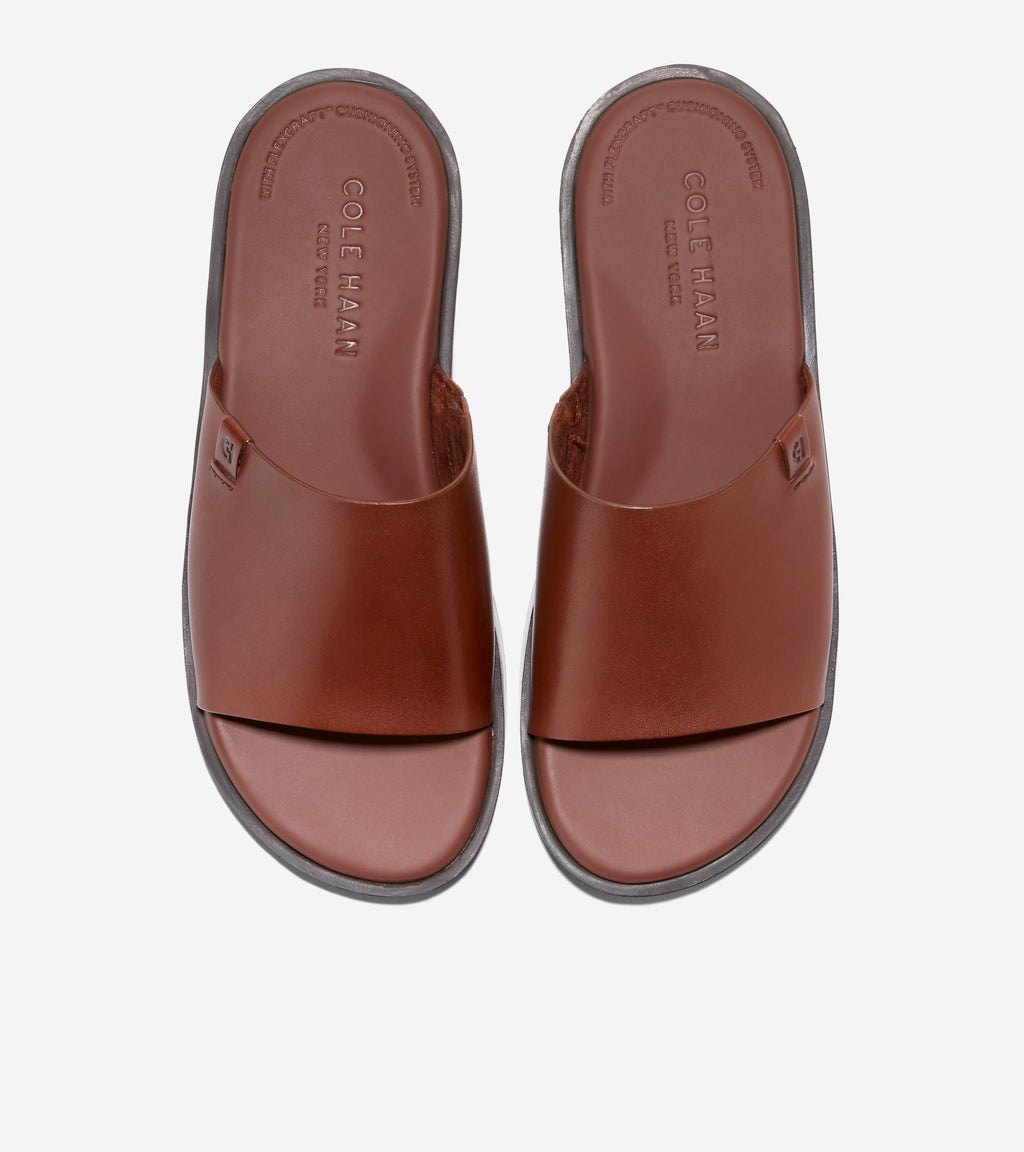 Men's Grand Neoclassic Single Strap Sandals-Woodbury-Dark Natural