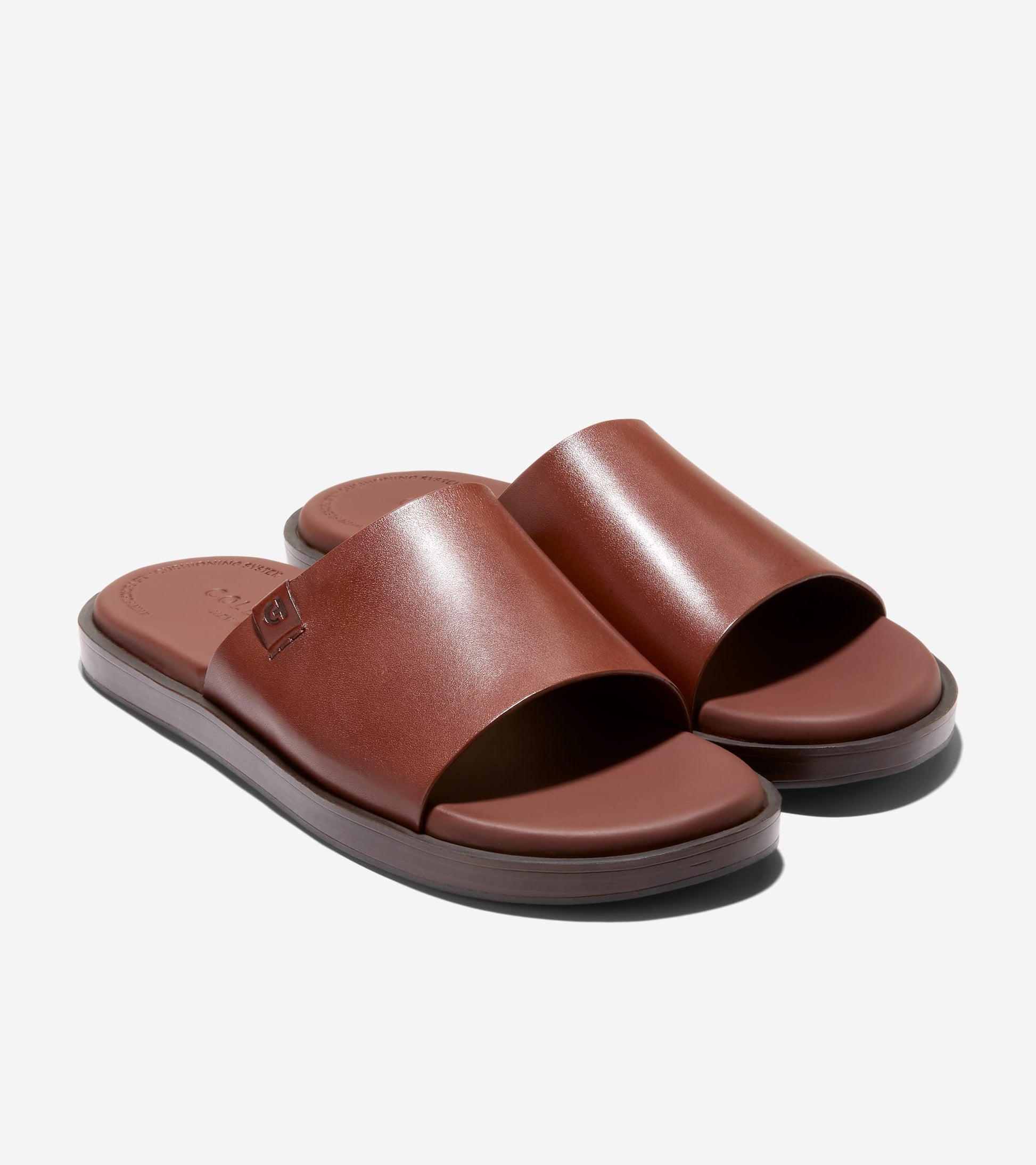 Men's Grand Neoclassic Single Strap Sandals-Woodbury-Dark Natural