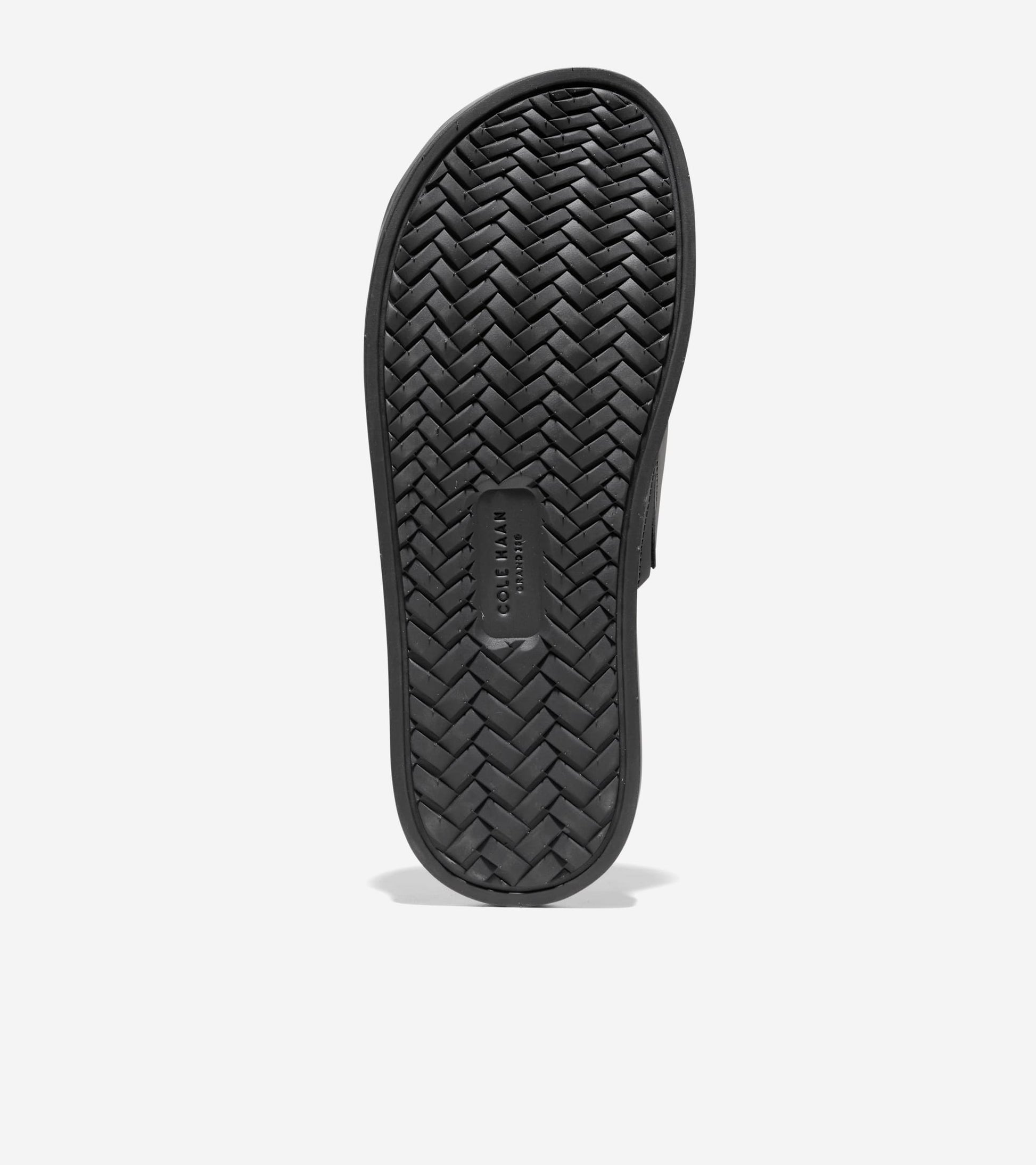 Men's Grand Neoclassic Single Strap Sandals-Black