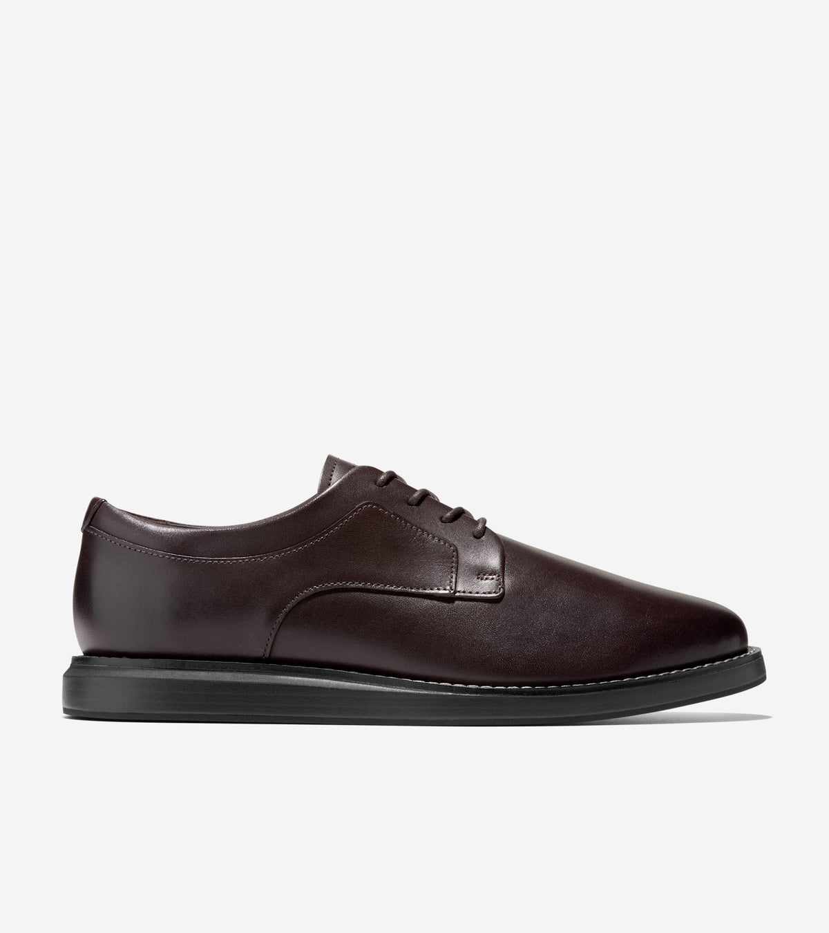 Men's Grand Neoclassic Plain Toe Oxfords-Dark Chocolate-Black