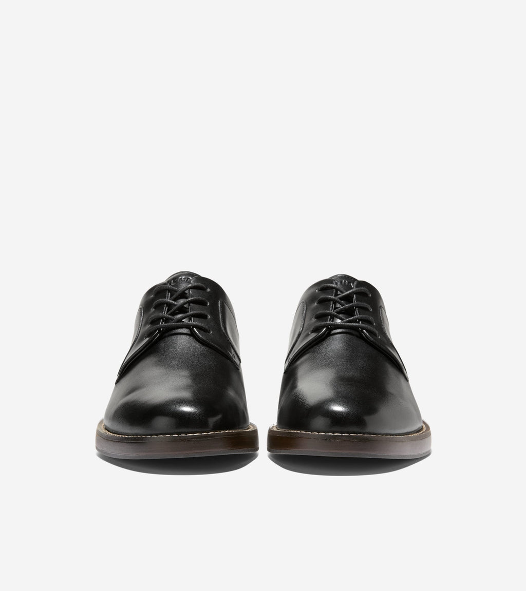 Men's Grand Neoclassic Plain Toe Oxfords-Black-Dark Natural