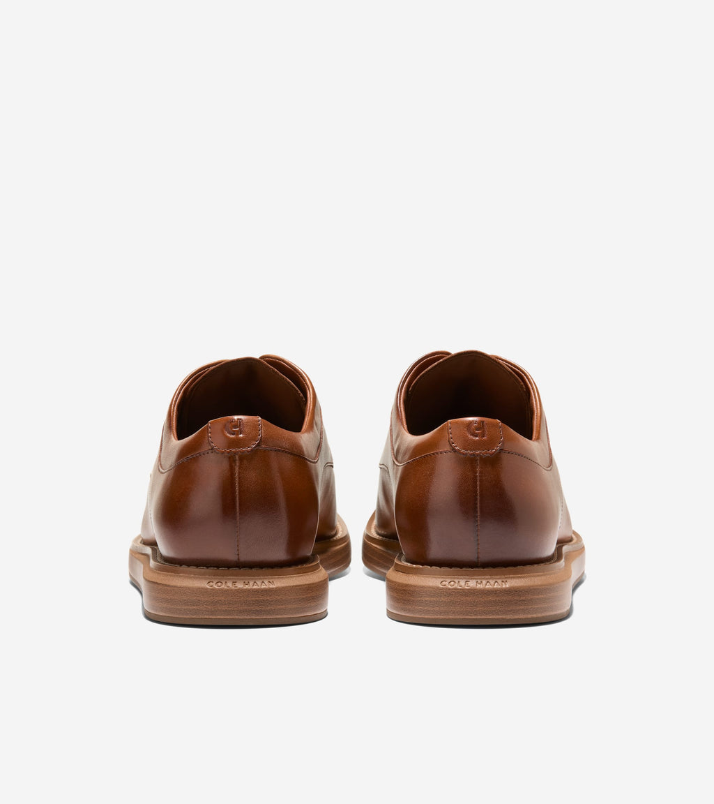 Men's Grand Neoclassic Plain Toe Oxfords-British Tan-Dark Natural