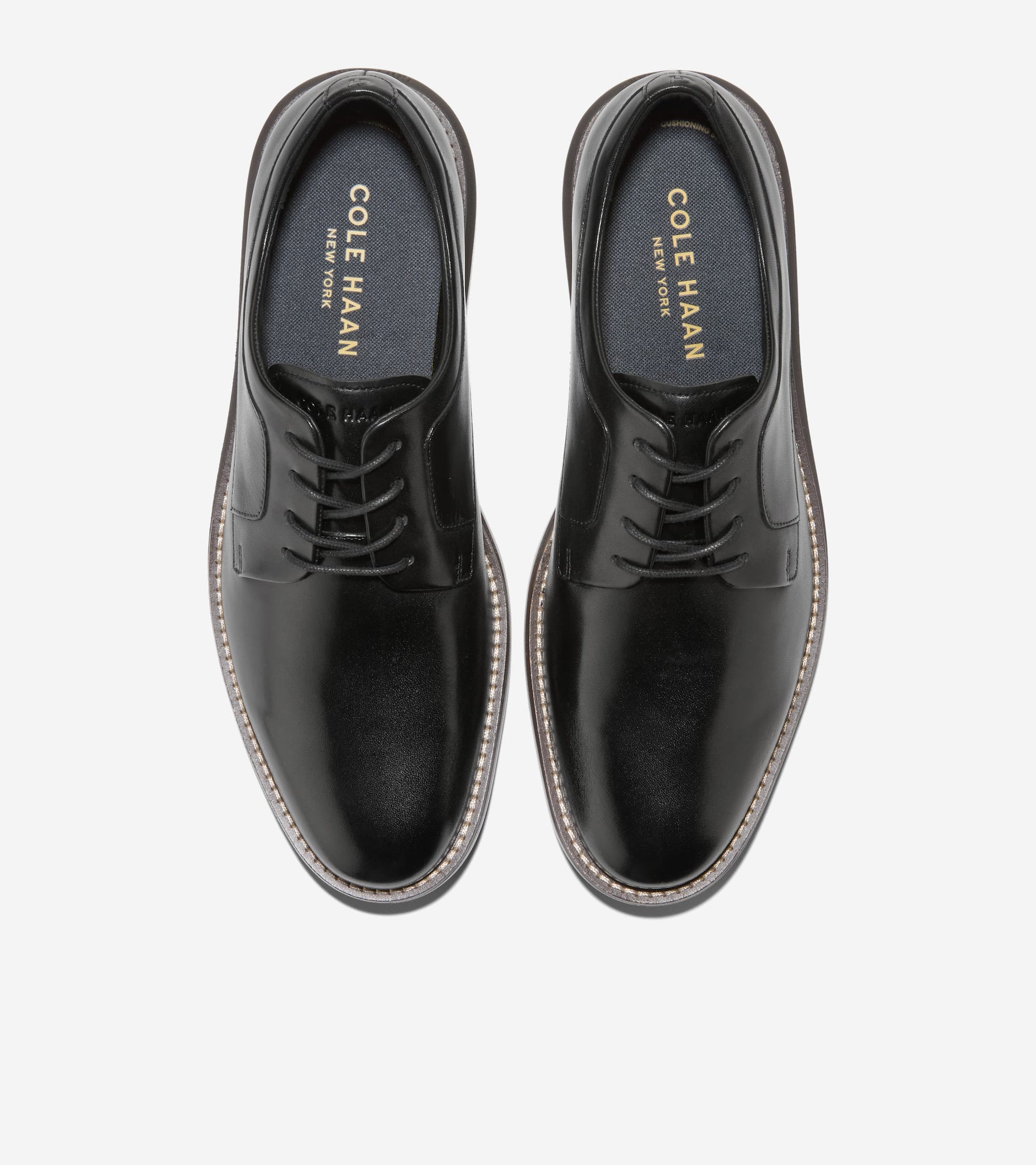 cole haan men's dress shoes black Men's Black Slip On Dress Shoes: Free Shipping $99+