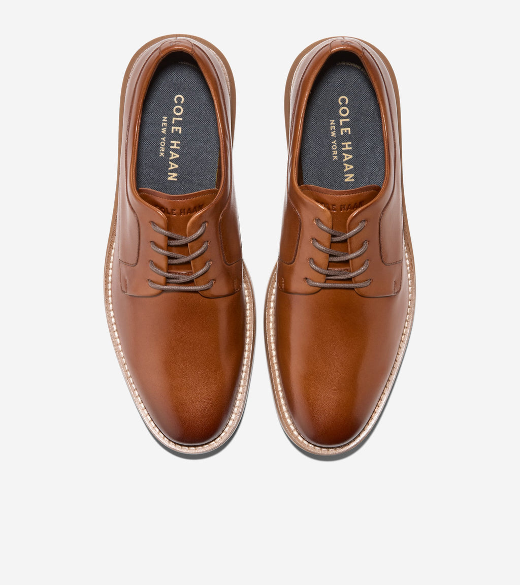 Men's Grand Neoclassic Plain Toe Oxfords-British Tan-Dark Natural