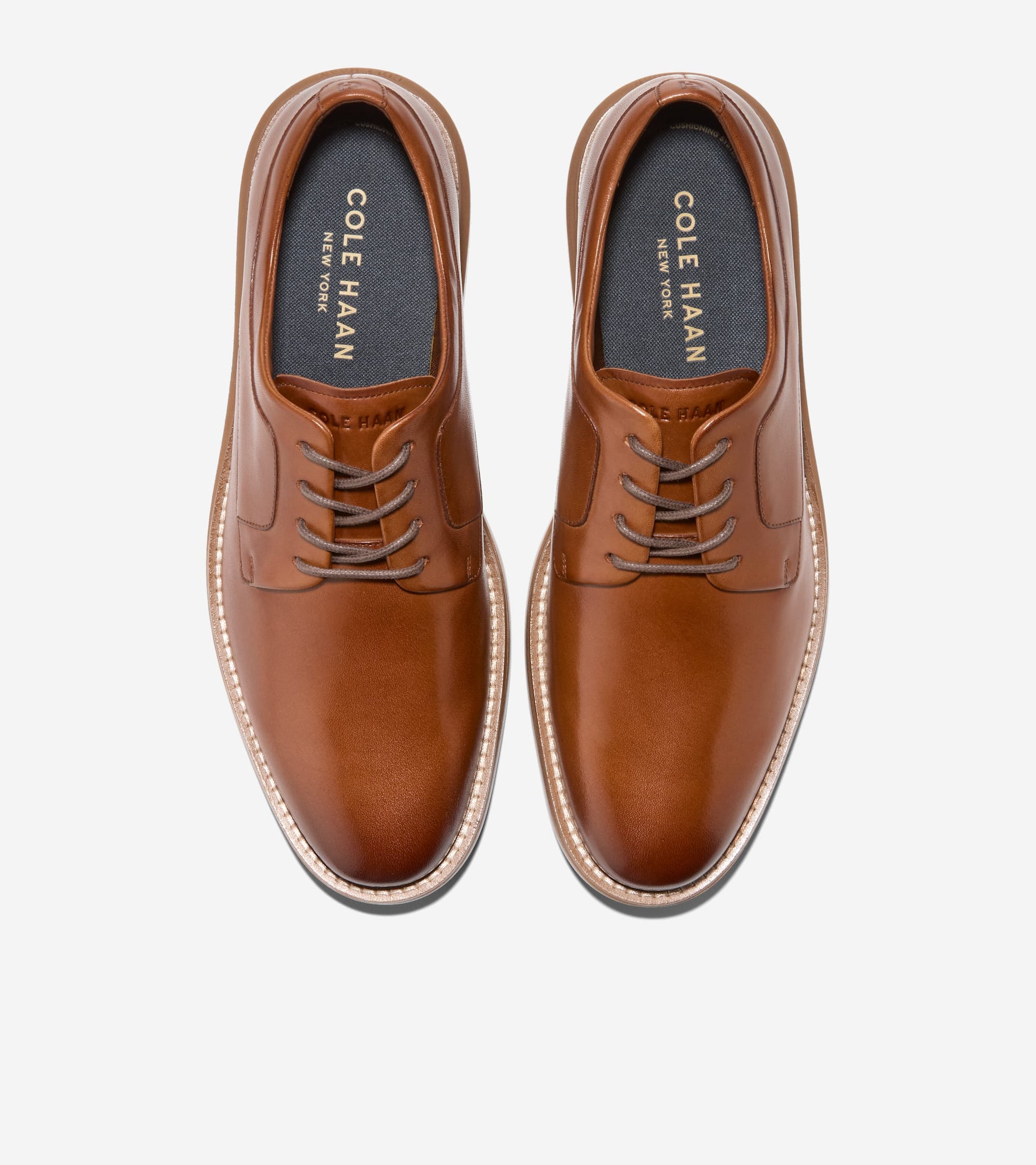 Men's Grand Neoclassic Plain Toe Oxfords-British Tan-Dark Natural